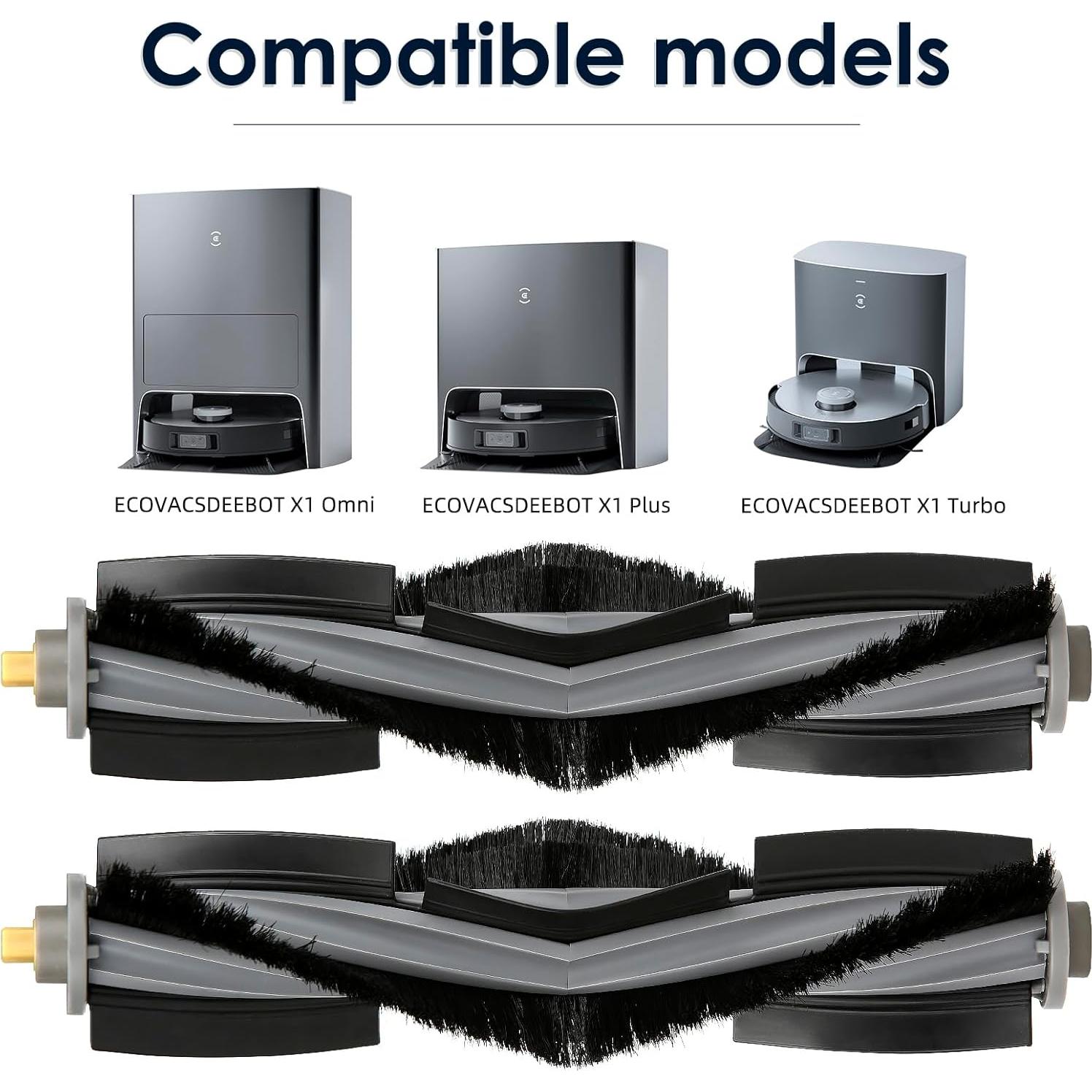 4 Piezas Cepillo Rodante COWINORY Compatible ECOVACS DEEBOT