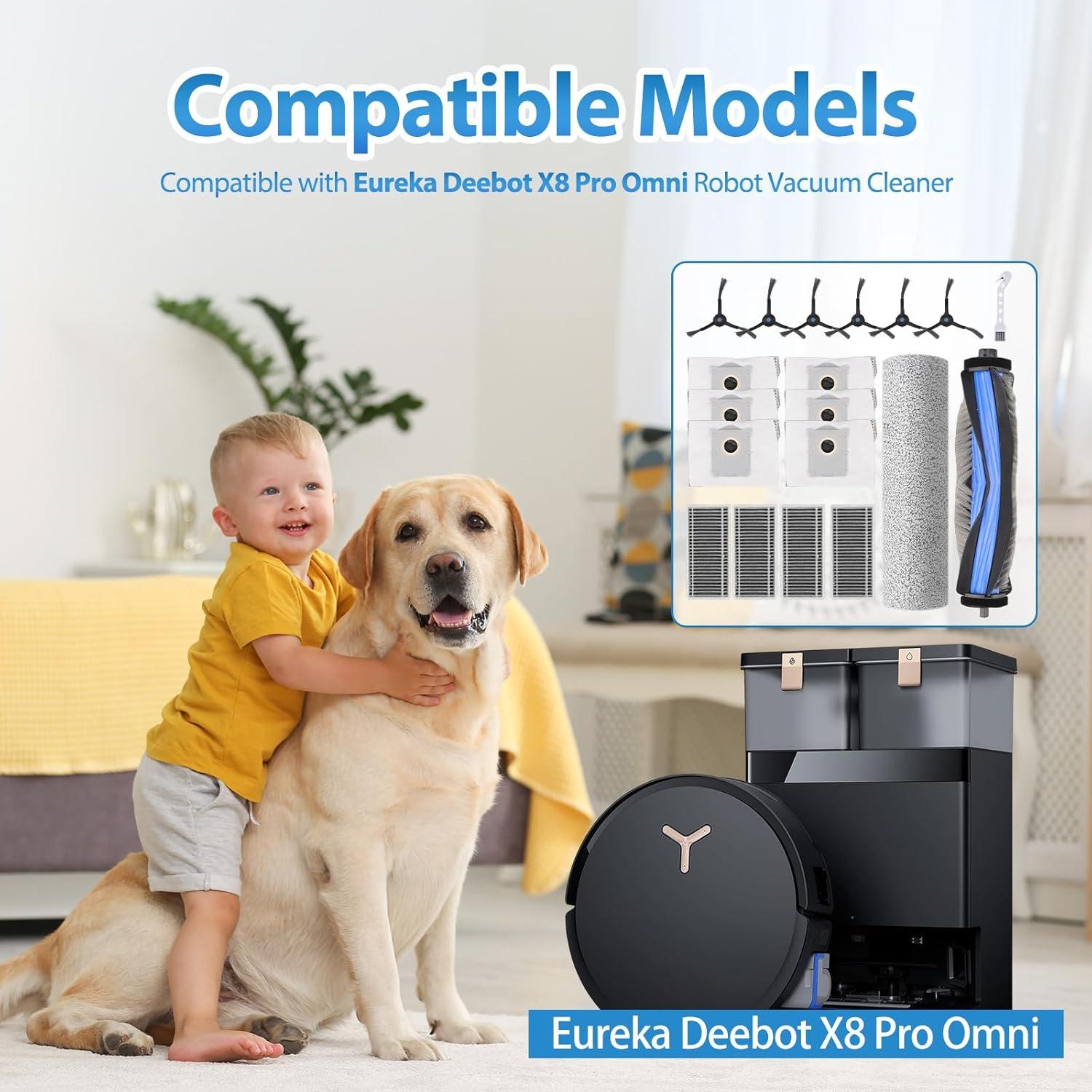 Kit de Repuesto Ecovacs Deebot X8 Pro Omni y Yeedi S14 Plus