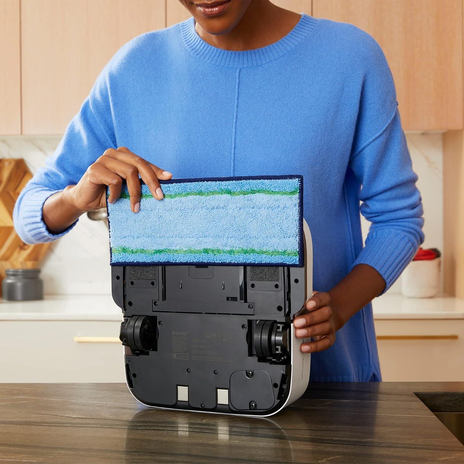 Piezas de Repuesto iRobot Braava Jet m - 1 Pad Húmedo y 1 Seco