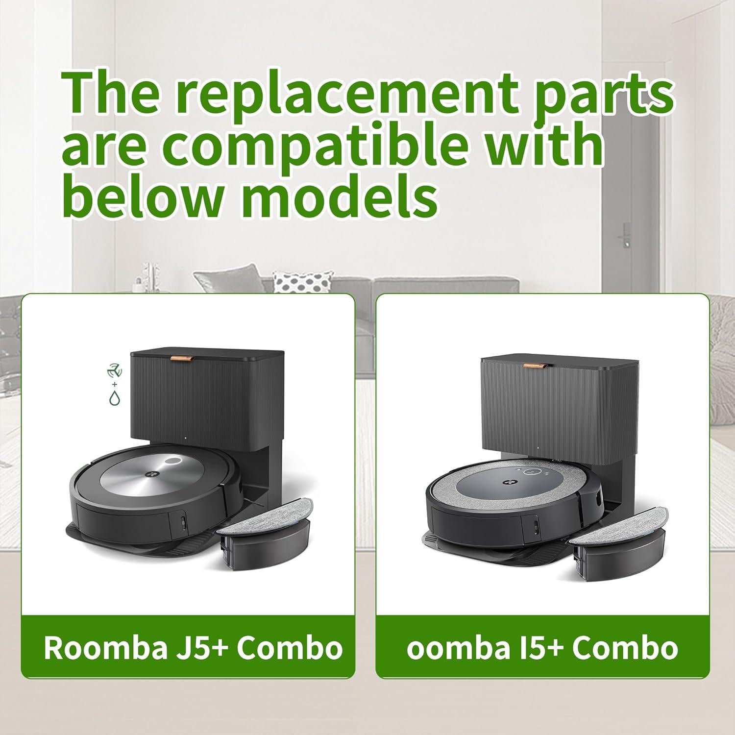 Accesorios de Repuesto Amyehouse para iRobot Roomba i3+ i5+ j5+