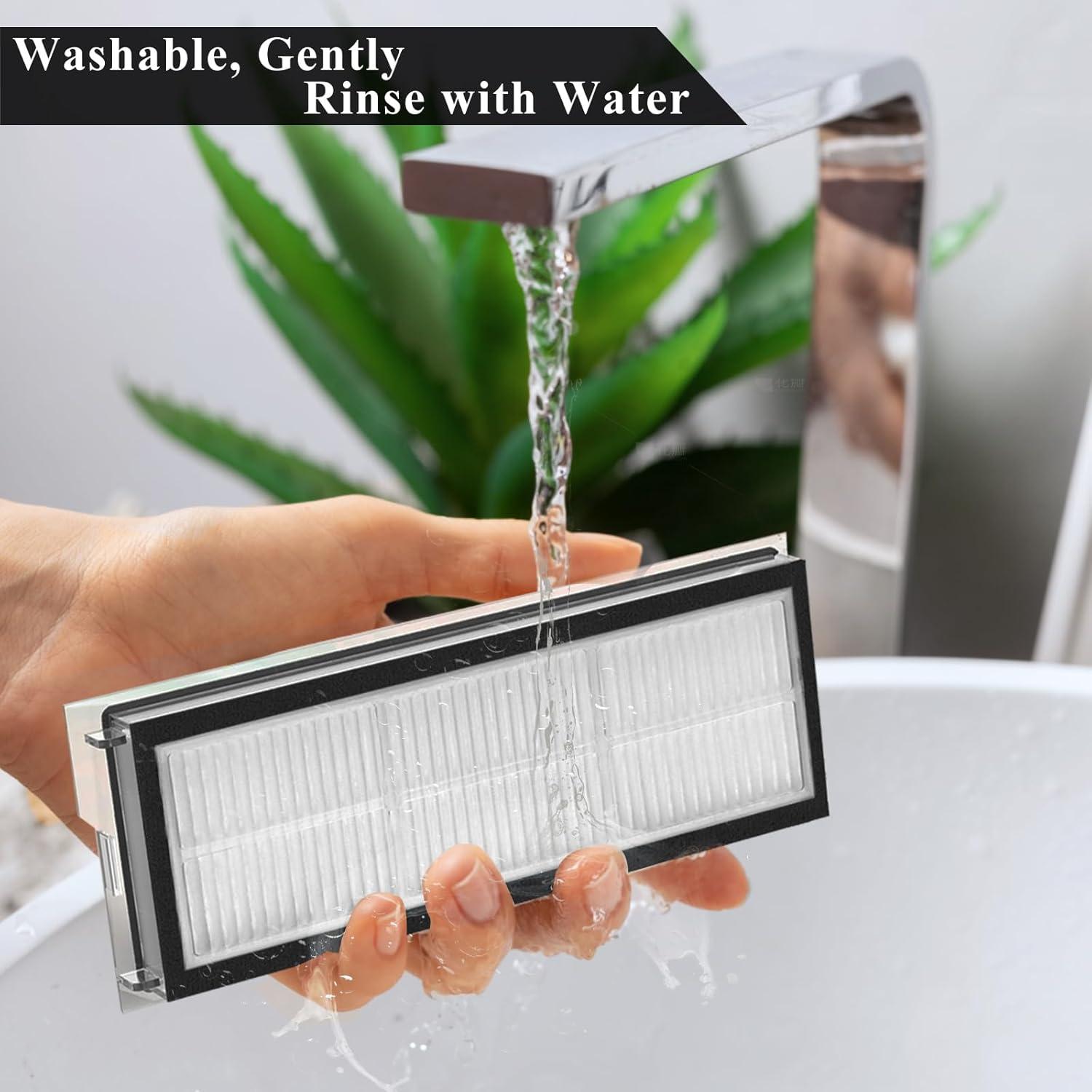 Filtro HEPA Soniicmomo Compatible con Roborock Qrevo - Paquete de 6