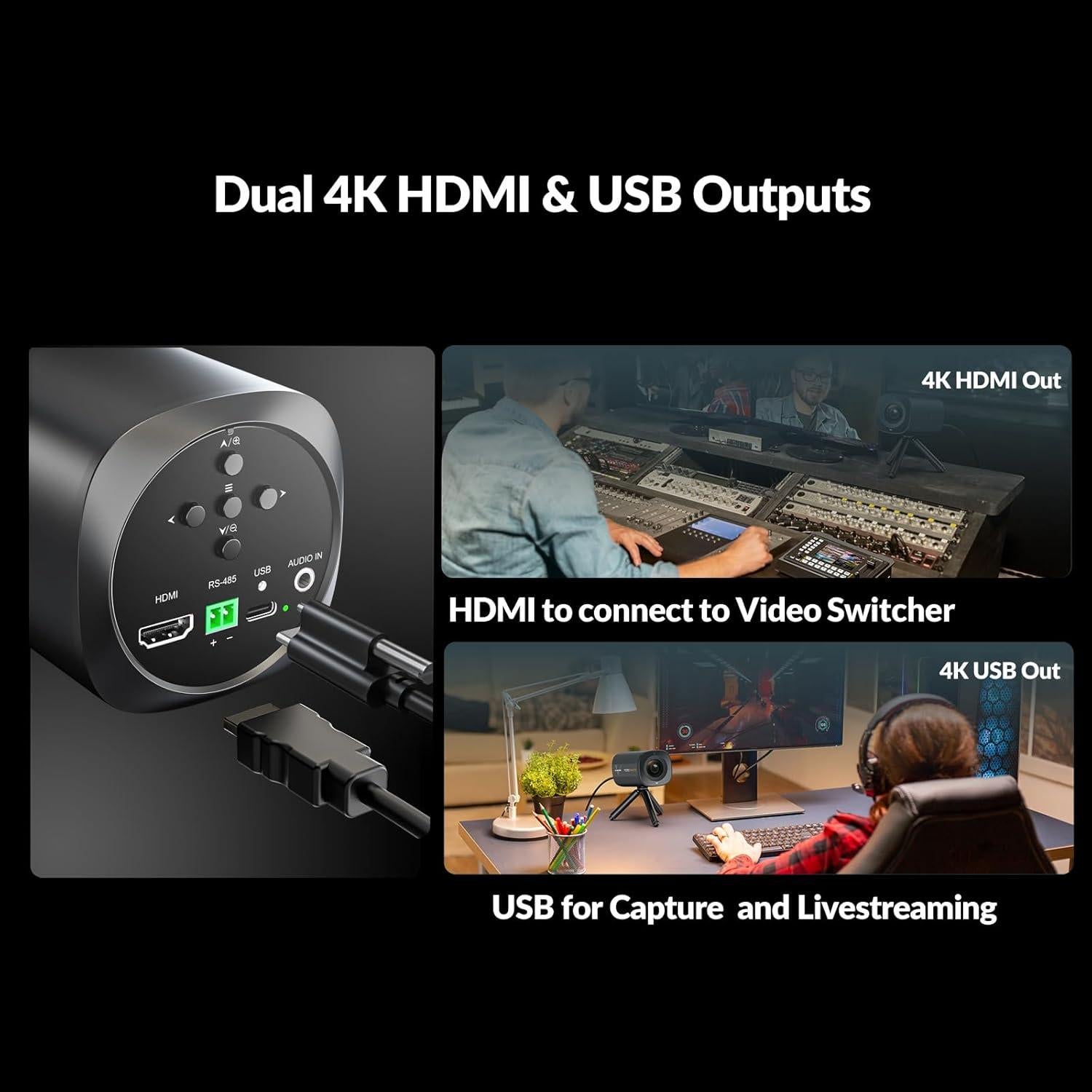 Cámara de Transmisión AVMATRIX Eagle T10 10X Zoom FHD 1080P