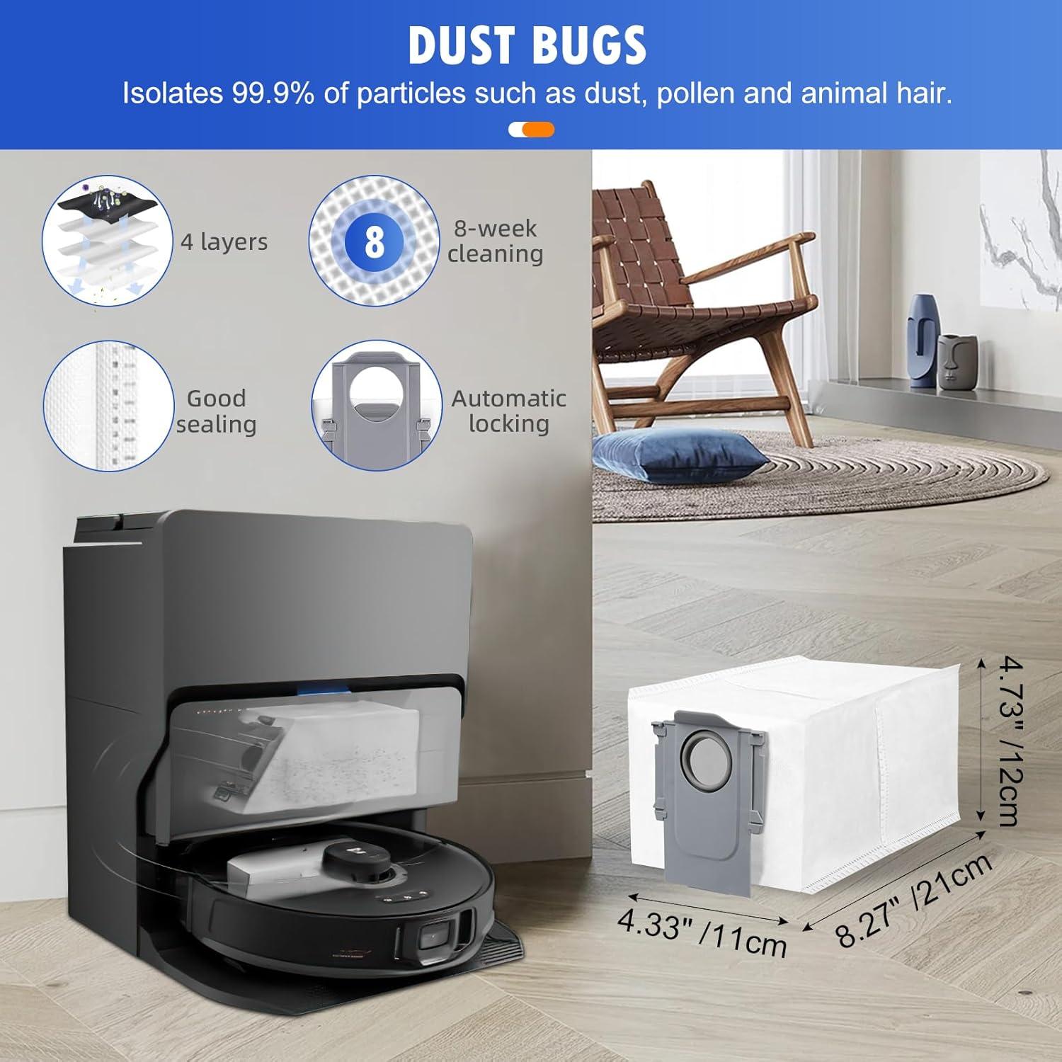 Kit de Accesorios 27PCS para Aspiradora Roborock S8 MaxV Ultra