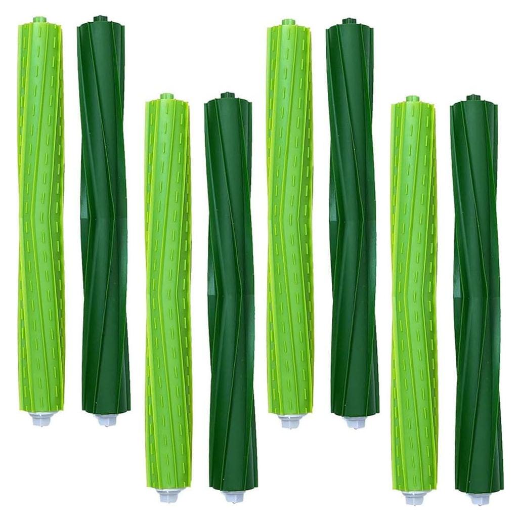 4 Cepillos de Goma Multi-Superficie MIXEAL para iRobot Roomba s9