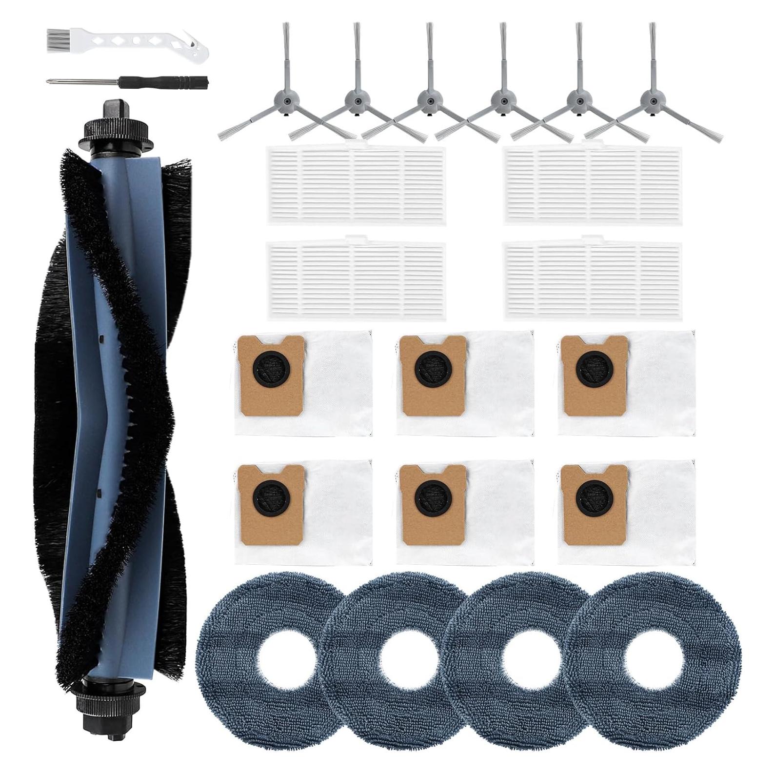 23 Piezas Accesorios Eufy Omni C20 - Cepillos, Filtros y Mopa