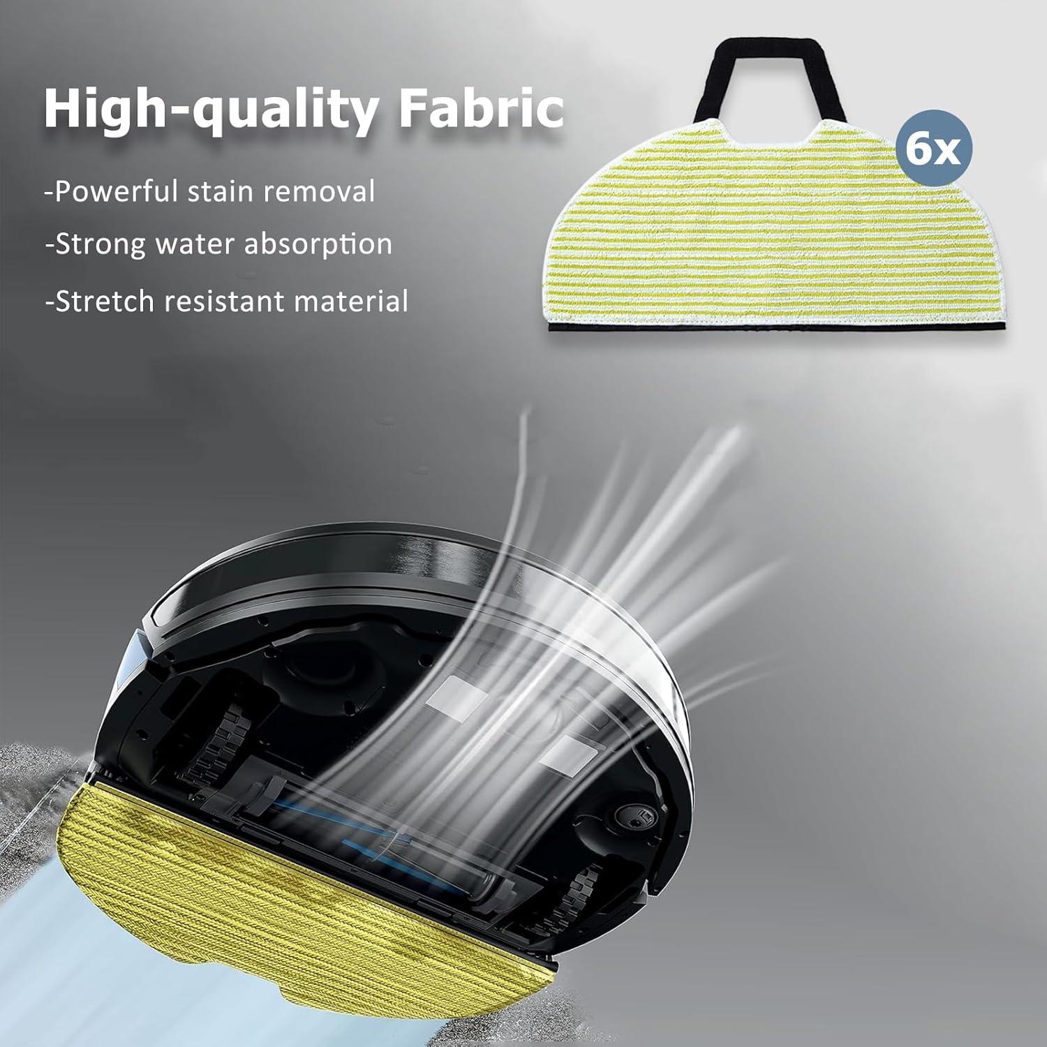 Paños de Reemplazo para Mopas Shark RV2610WA 6 Unidades