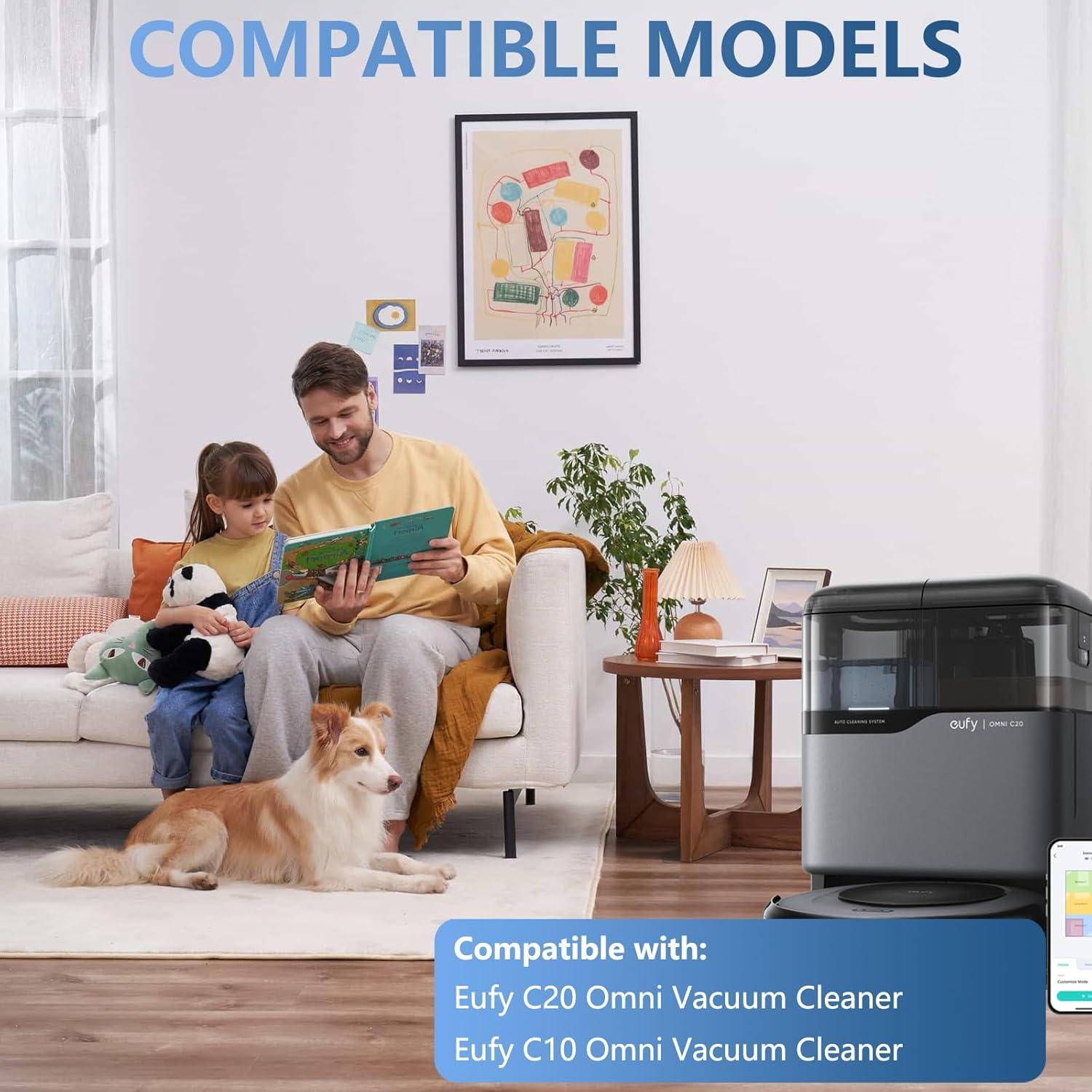 Bolsas de Polvo Lavacum para Eufy C20/C10 - Paquete de 14, 3.1L