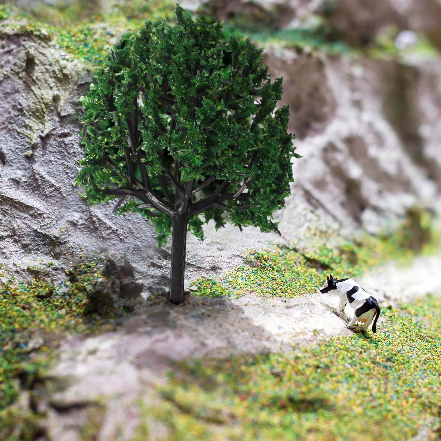 Skylety 35 Piezas Árboles Miniatura 3-16 cm Decoración