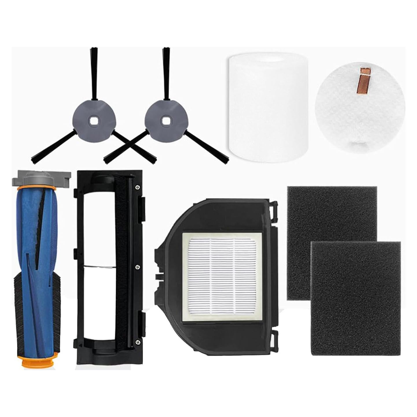 Vacuum Cleaner Accessories for Shark RV2310 RV2310AE Robot Vacuum Cleaner Roller Brush Main Brush Cover Side Brushes Sponge Filter Set Replacement Parts