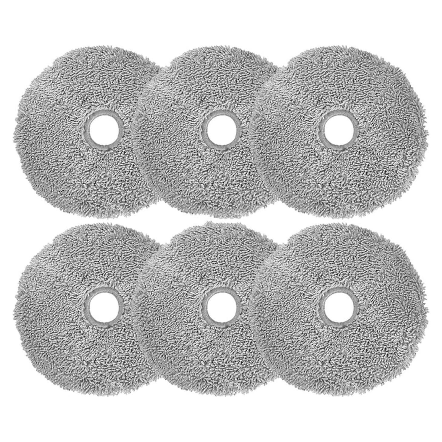 Replacement Parts for Lydsto W2 Vacuum Cleaner Side Brushes/Filters/Mop Pads/Dust Bags Vacuum Cleaner accessories (Only 6* Mop Pads)