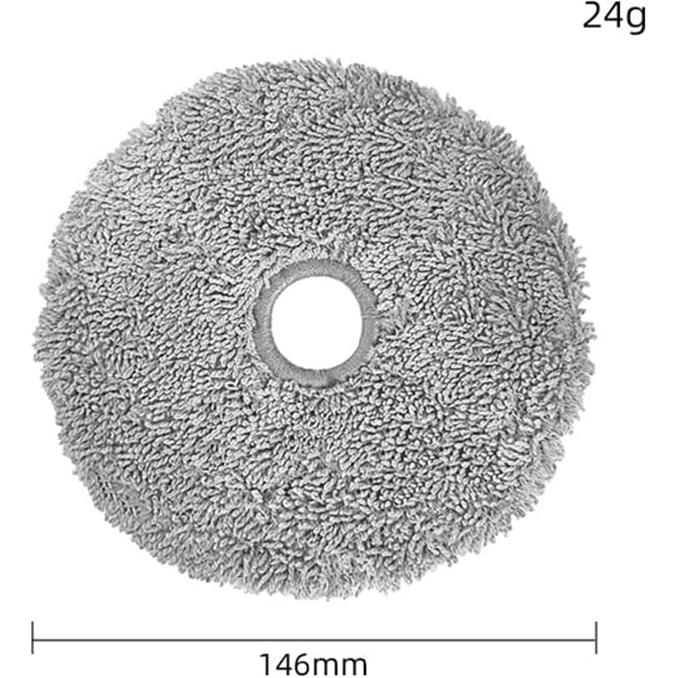 Replacement Parts for Lydsto W2 Vacuum Cleaner Side Brushes/Filters/Mop Pads/Dust Bags Vacuum Cleaner accessories (Only 6* Mop Pads)