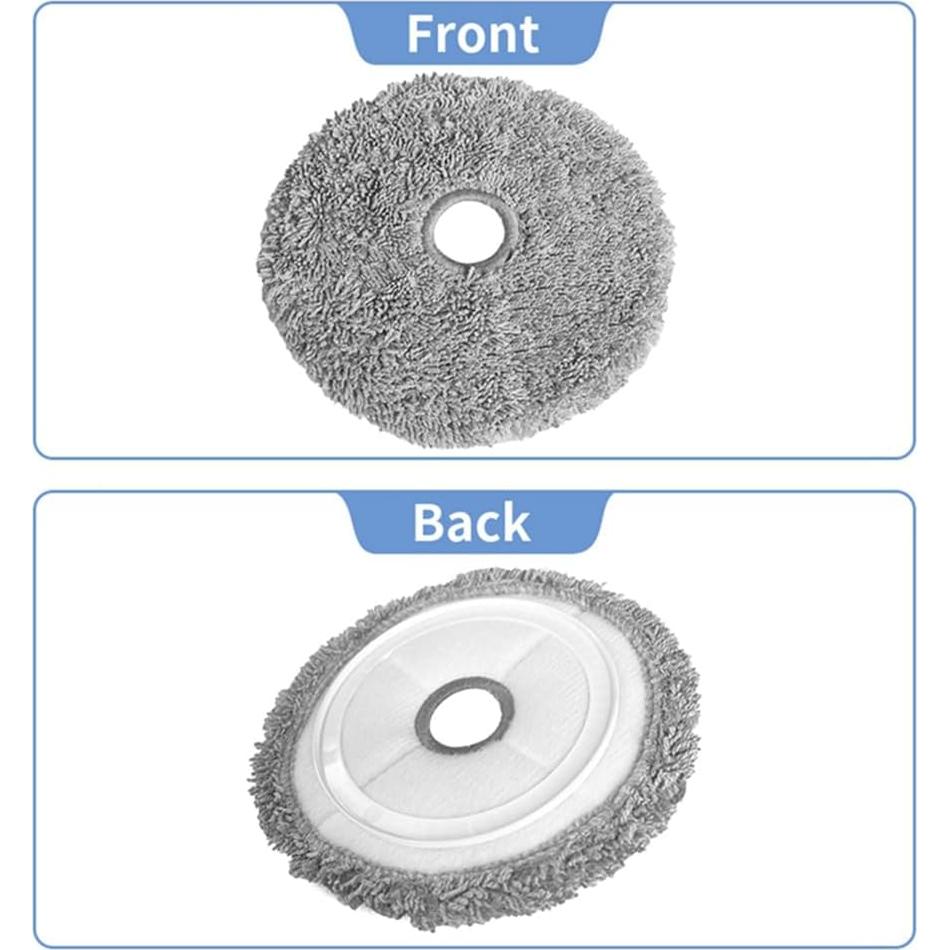 Replacement Parts for Lydsto W2 Vacuum Cleaner Side Brushes/Filters/Mop Pads/Dust Bags Vacuum Cleaner accessories (Only 6* Mop Pads)