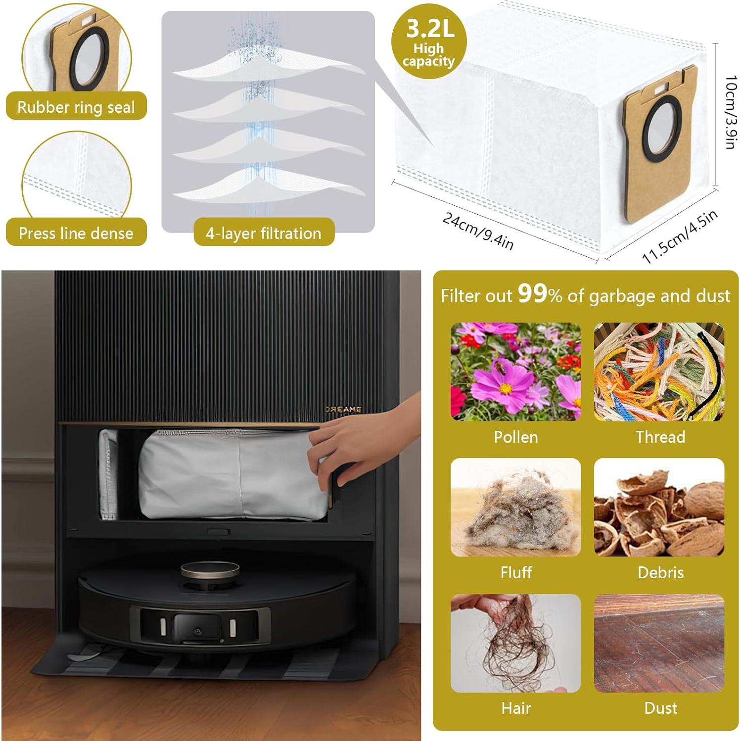 Kit de Repuestos 28PCS Yivy para Aspiradora Dreame L20 L30