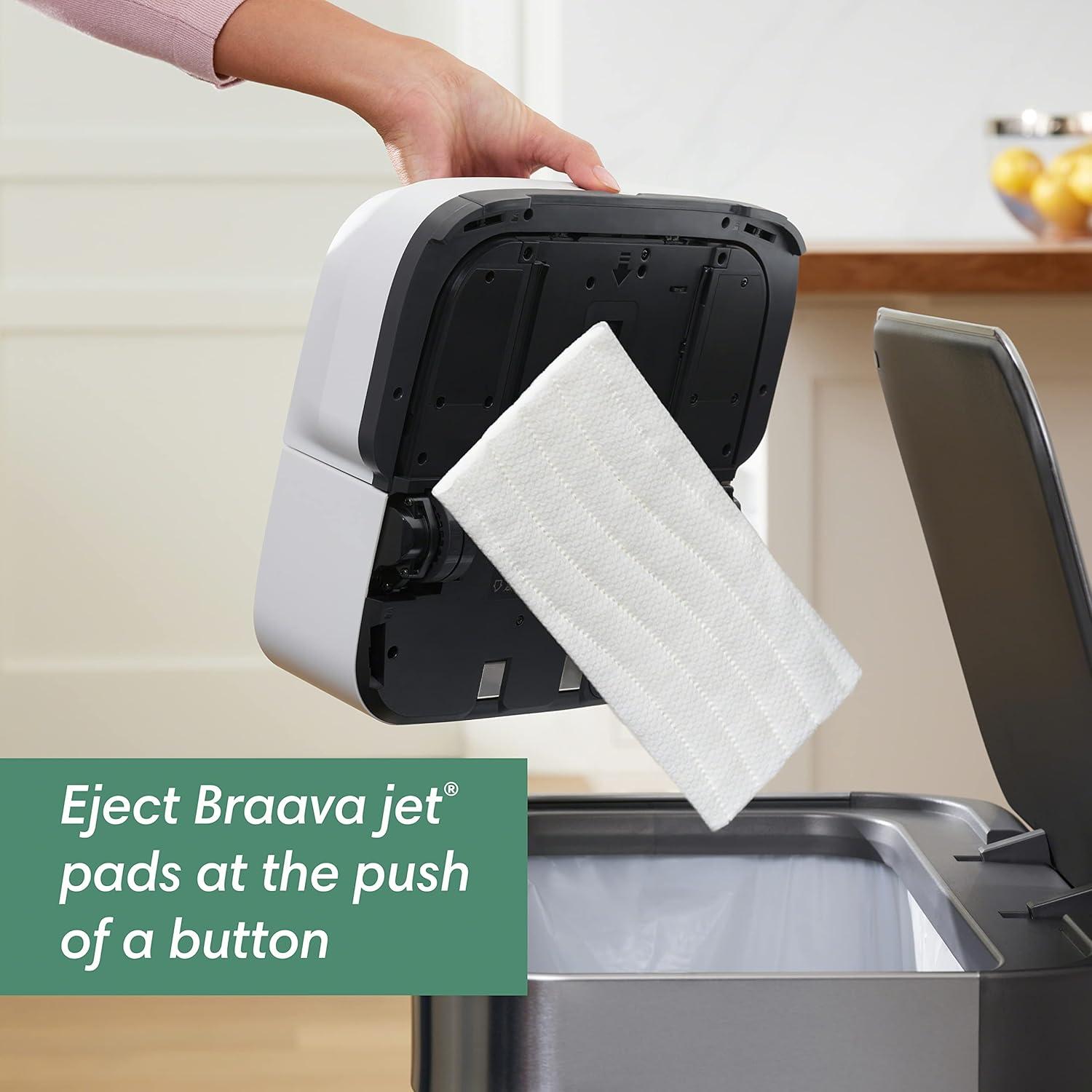 iRobot Braava Jet M6 (6110) Ultimate Robot Mop and m Series Washable Wet Mopping Pads, (2-Pack)