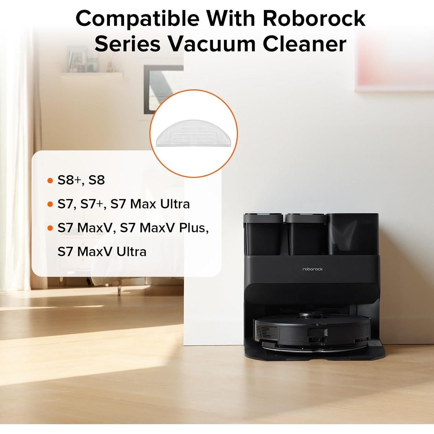 Paño de Mopa Roborock 2 Pcs para S8+, S7, S7 MaxV Ultra