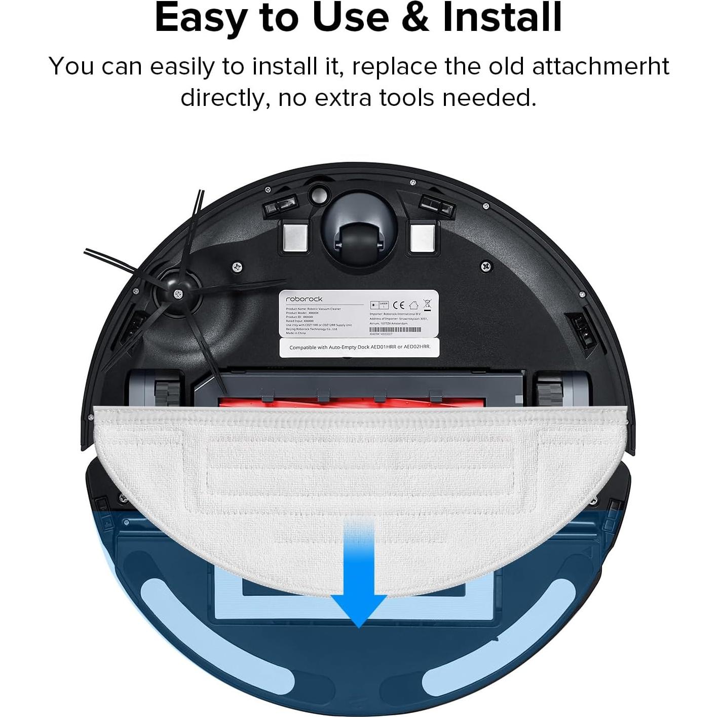 Paño de Mopa Roborock 2 Pcs para S8+, S7, S7 MaxV Ultra