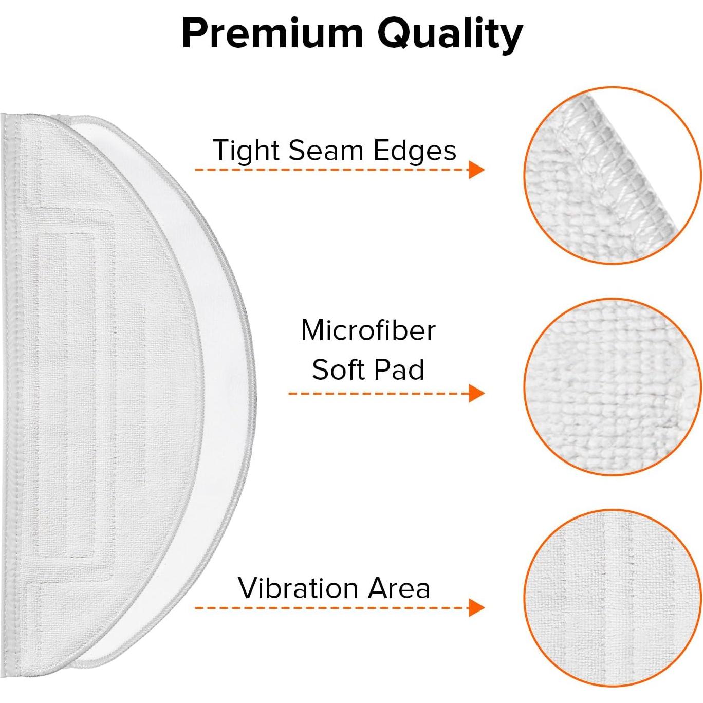 Paño de Mopa Roborock 2 Pcs para S8+, S7, S7 MaxV Ultra