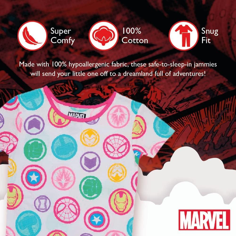 Pijama de Algodón 2 Piezas Marvel para Niños 2T - Superhéroes