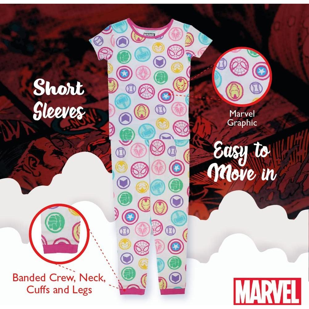 Pijama de Algodón 2 Piezas Marvel para Niños 2T - Superhéroes