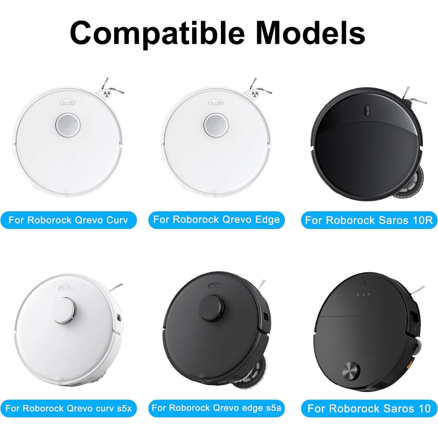 Cubierta de Cepillo Principal Fixbetter para Roborock Qrevo