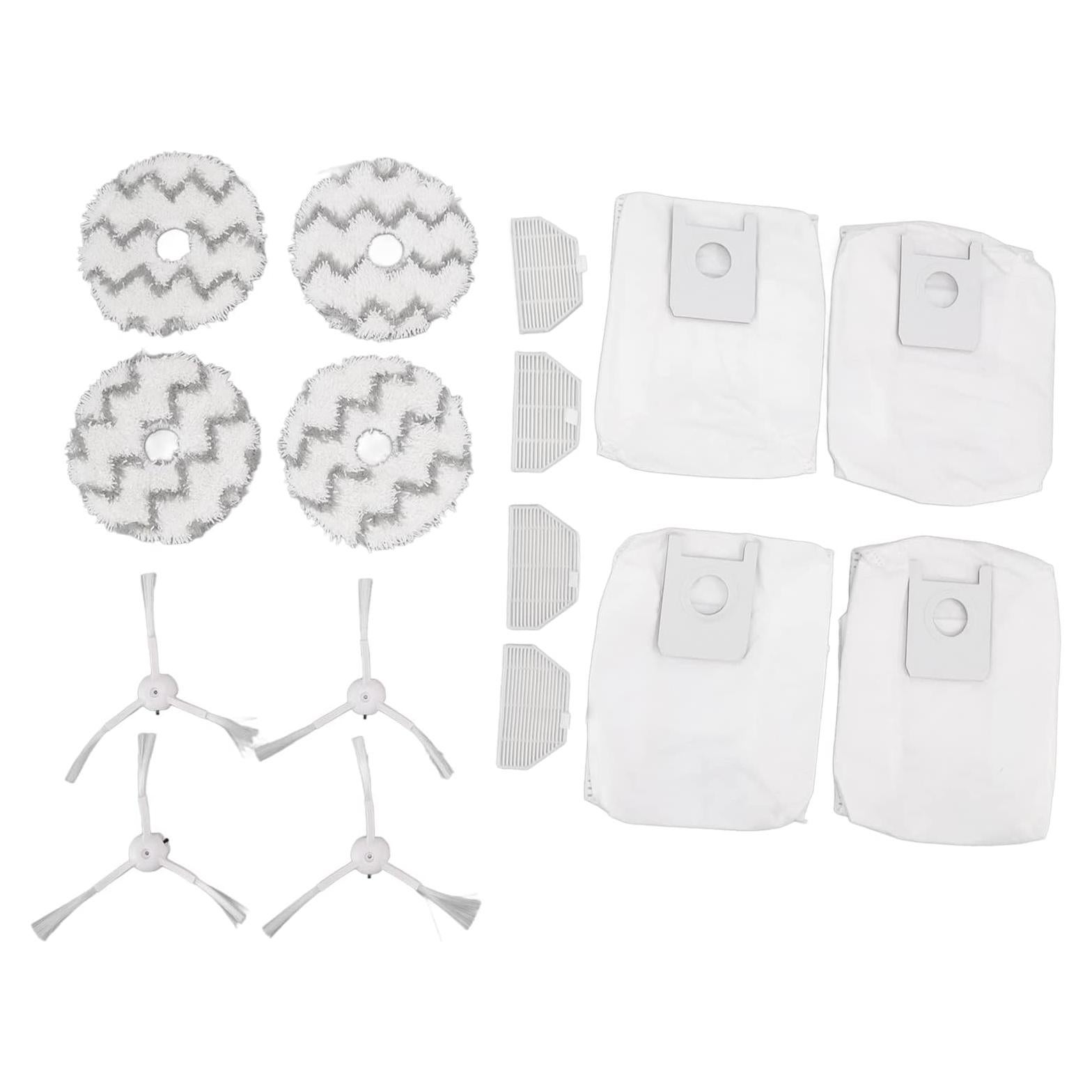 Accesorios para Aspiradora Robot Roidmi EVA SDJ06RM - 4 Bolsas, 4 Filtros, 4 Cepillos