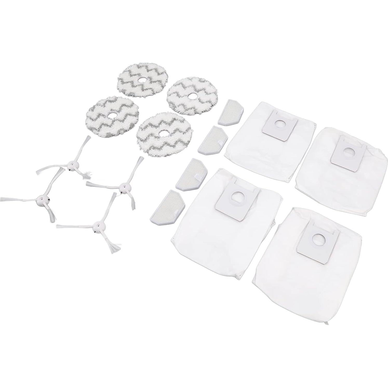 Accesorios para Aspiradora Robot Roidmi EVA SDJ06RM - 4 Bolsas, 4 Filtros, 4 Cepillos