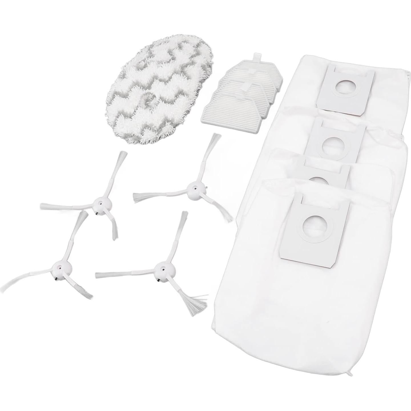 Accesorios para Aspiradora Robot Roidmi EVA SDJ06RM - 4 Bolsas, 4 Filtros, 4 Cepillos