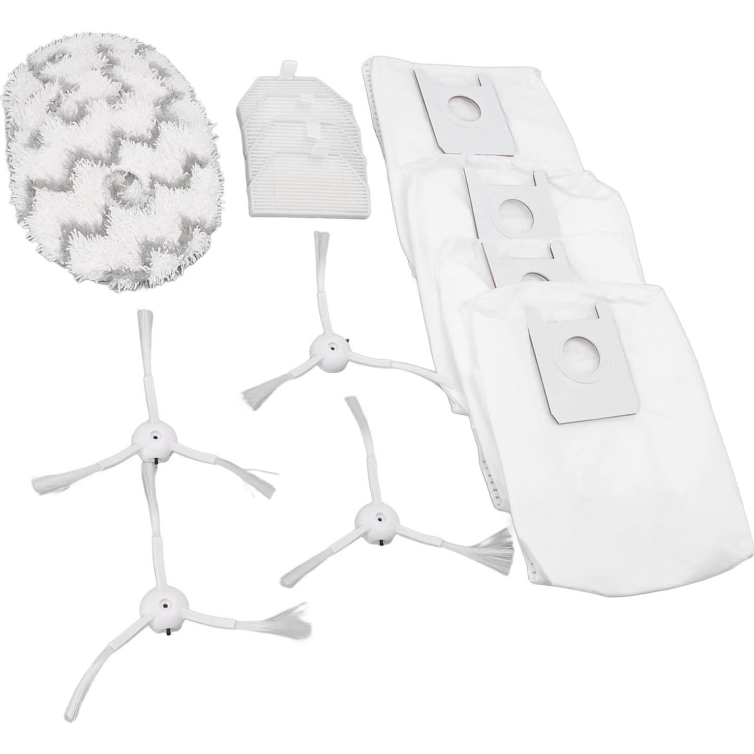 Accesorios para Aspiradora Robot Roidmi EVA SDJ06RM - 4 Bolsas, 4 Filtros, 4 Cepillos
