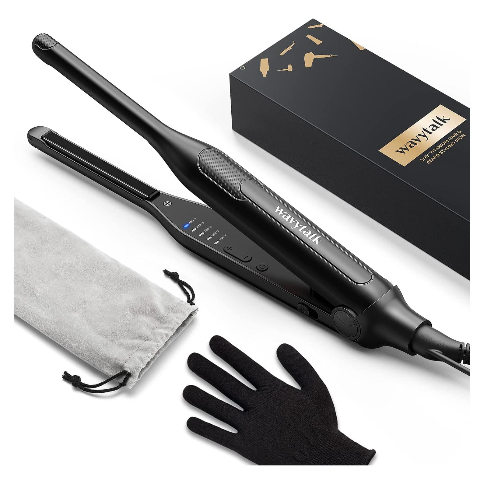 Plancha Plana Wavytalk M7-N Mini Alisador 0,79 cm Negro