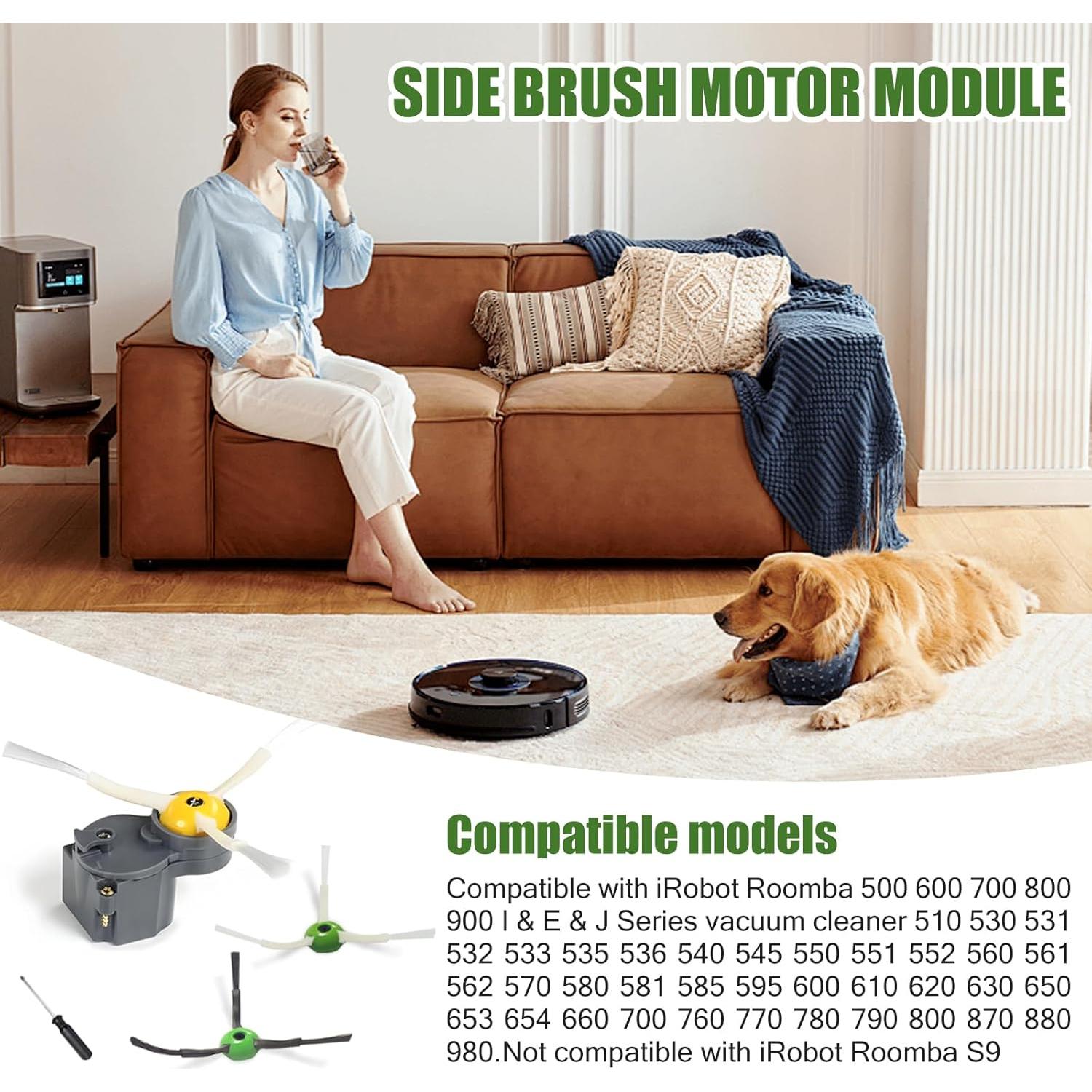 Motor de Reemplazo para iRobot Roomba 500 600 700 800 900 - Engranaje Duradero