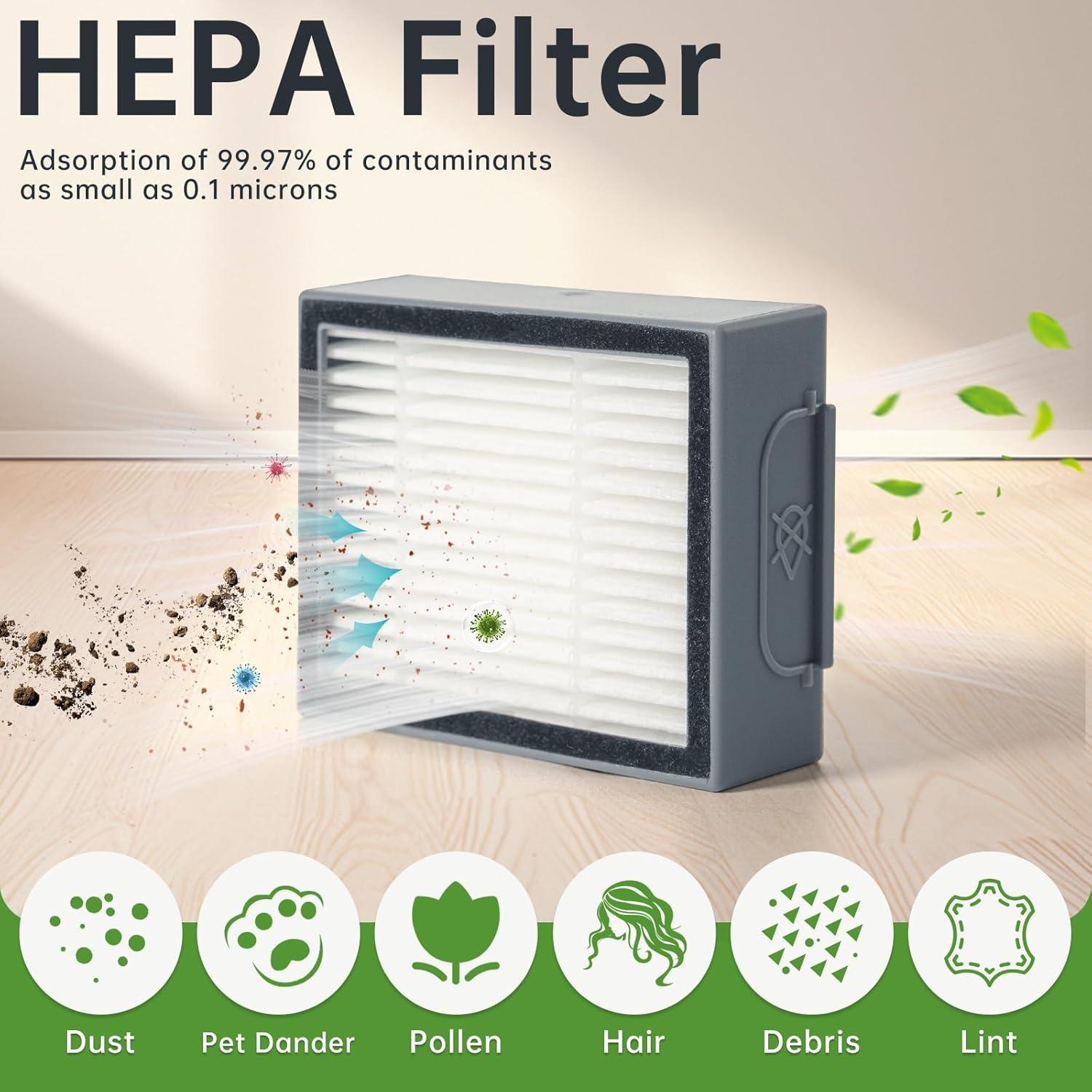 LOVECO 30 Piezas Repuesto para iRobot Roomba i3+ i5 j5