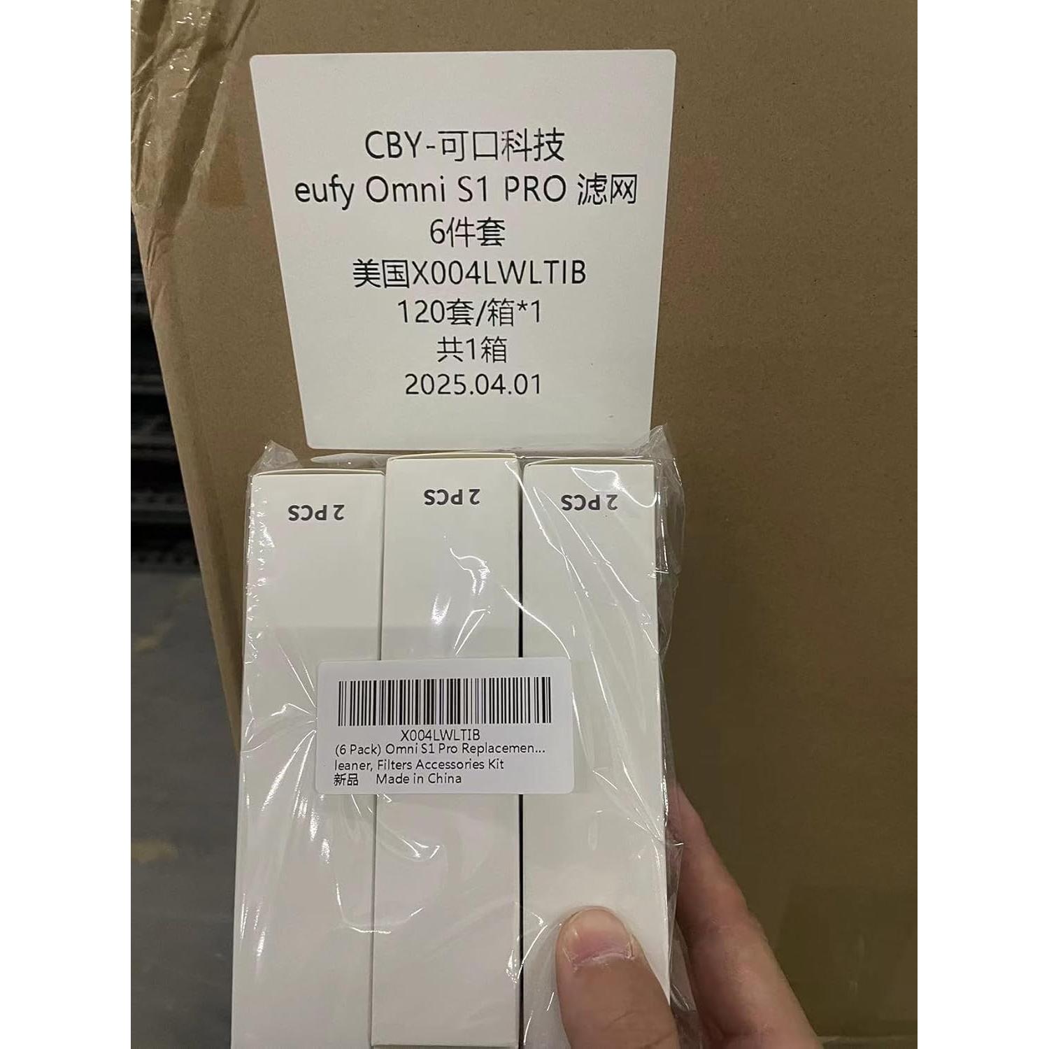 Paquete de 6 Filtros HEPA KEYKAO para Eufy Omni S1 Pro