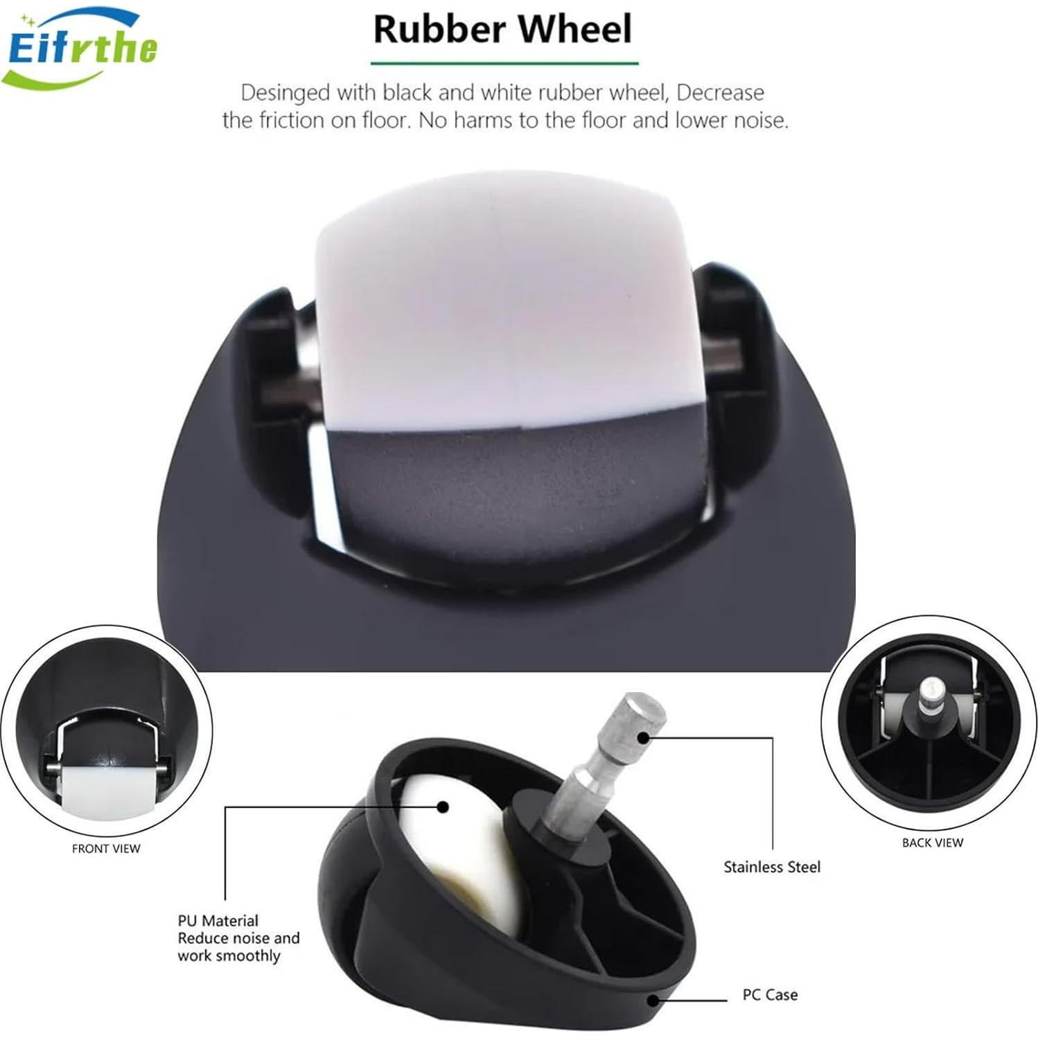 Replacement Parts accessories for Roomba i3 i3+ i4 i6 i6+ i7 i7+ i8 i8+/Plus E5 E6 E7 I,E &J Series Vacuum Cleaner,3 Set Roller Brushes 8 HEPA Filters 10 Side Brushes 1 caster wheel 10 vacuum bag