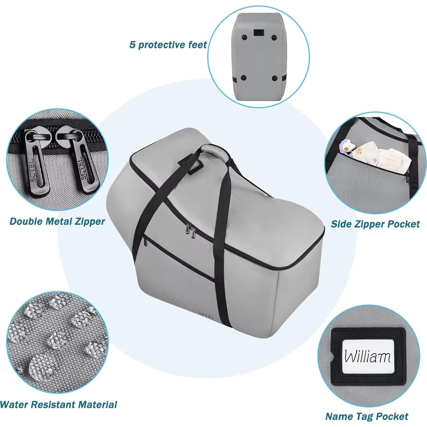Bolsa de Viaje SCTEL para Asiento de Auto 40x58x60cm