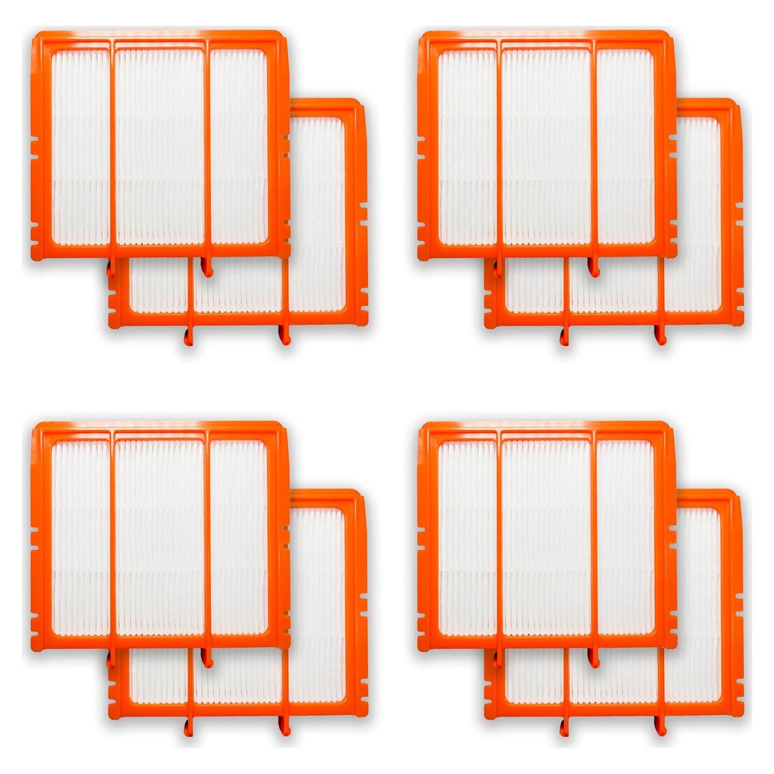 Filtro HEPA Nispira AV2501S para Aspiradoras Shark - Paquete de 8