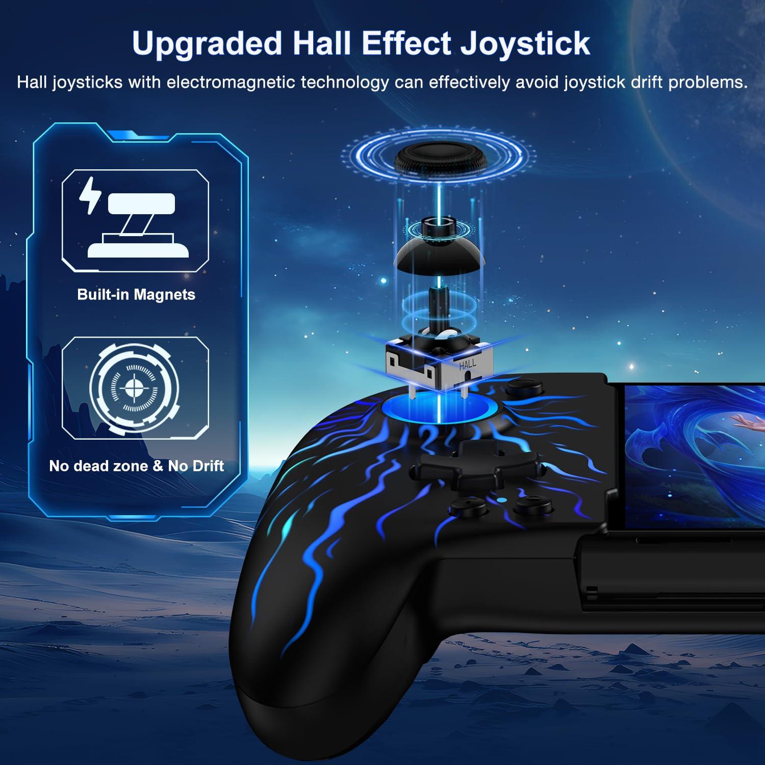 Controlador Pro Inalámbrico Nintendo Switch Negro-Flama