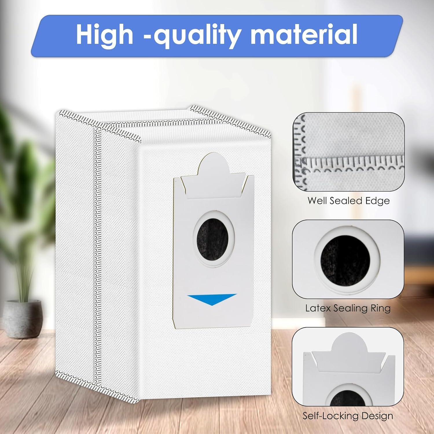 9 Bolsas de Polvo FILTERIST para ECOVACS DEEBOT X5 Pro Omni