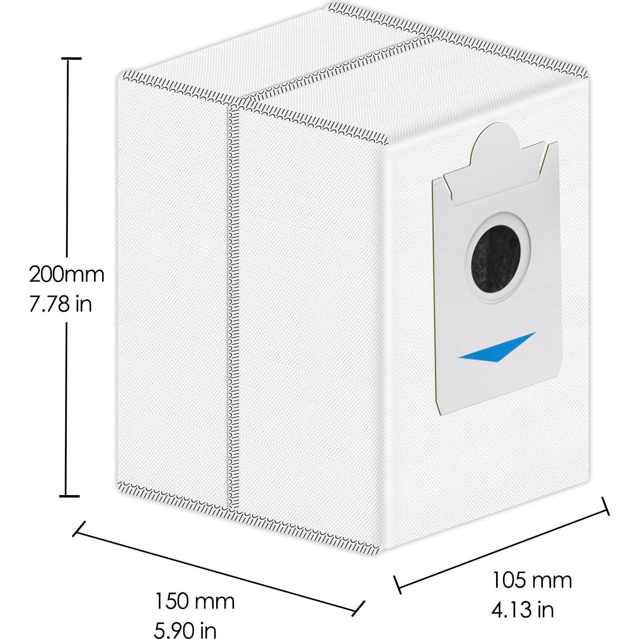 9 Bolsas de Polvo FILTERIST para ECOVACS DEEBOT X5 Pro Omni