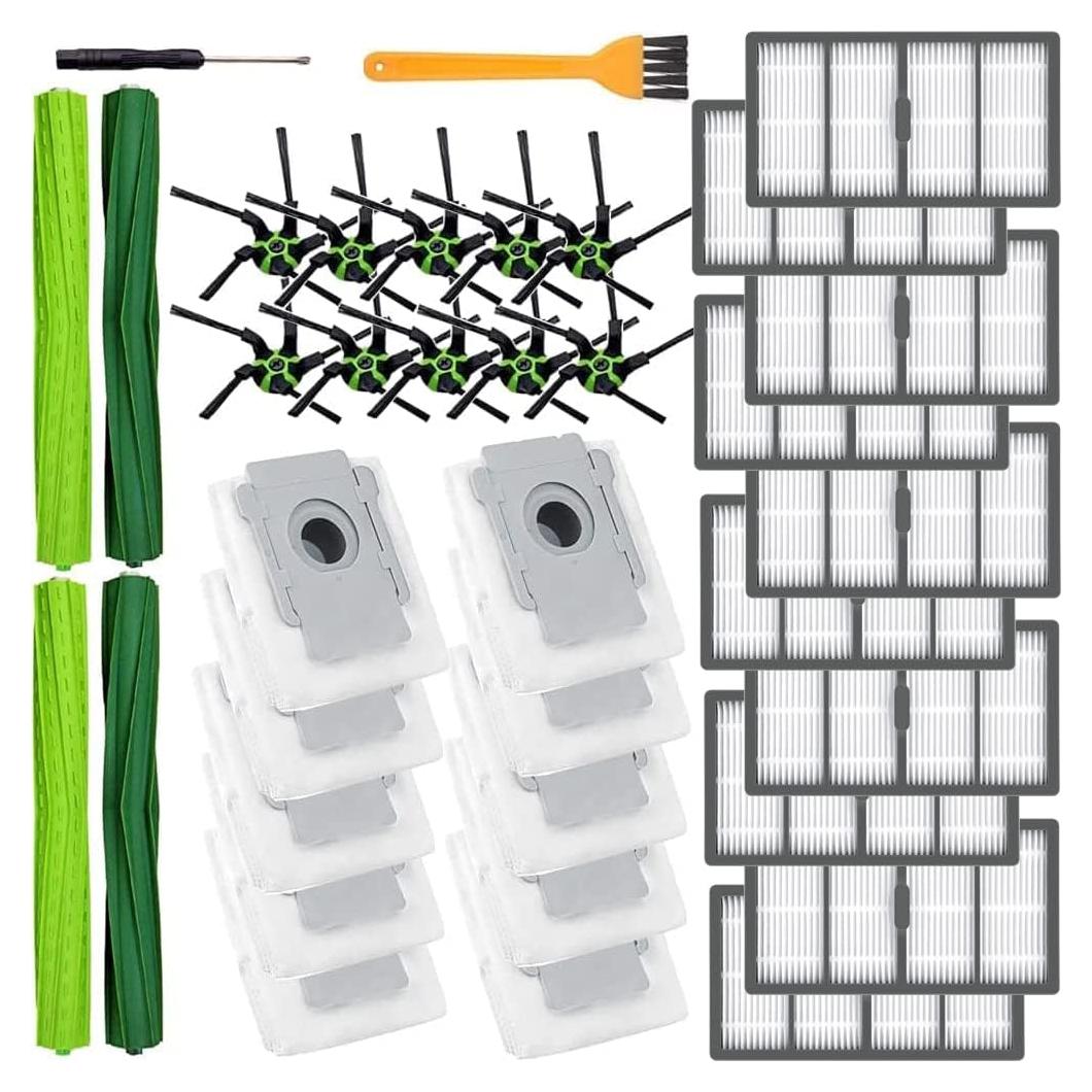 Kit de Repuesto COSIN para Roomba S9/S9+ - 2 Cepillos, 10 Filtros