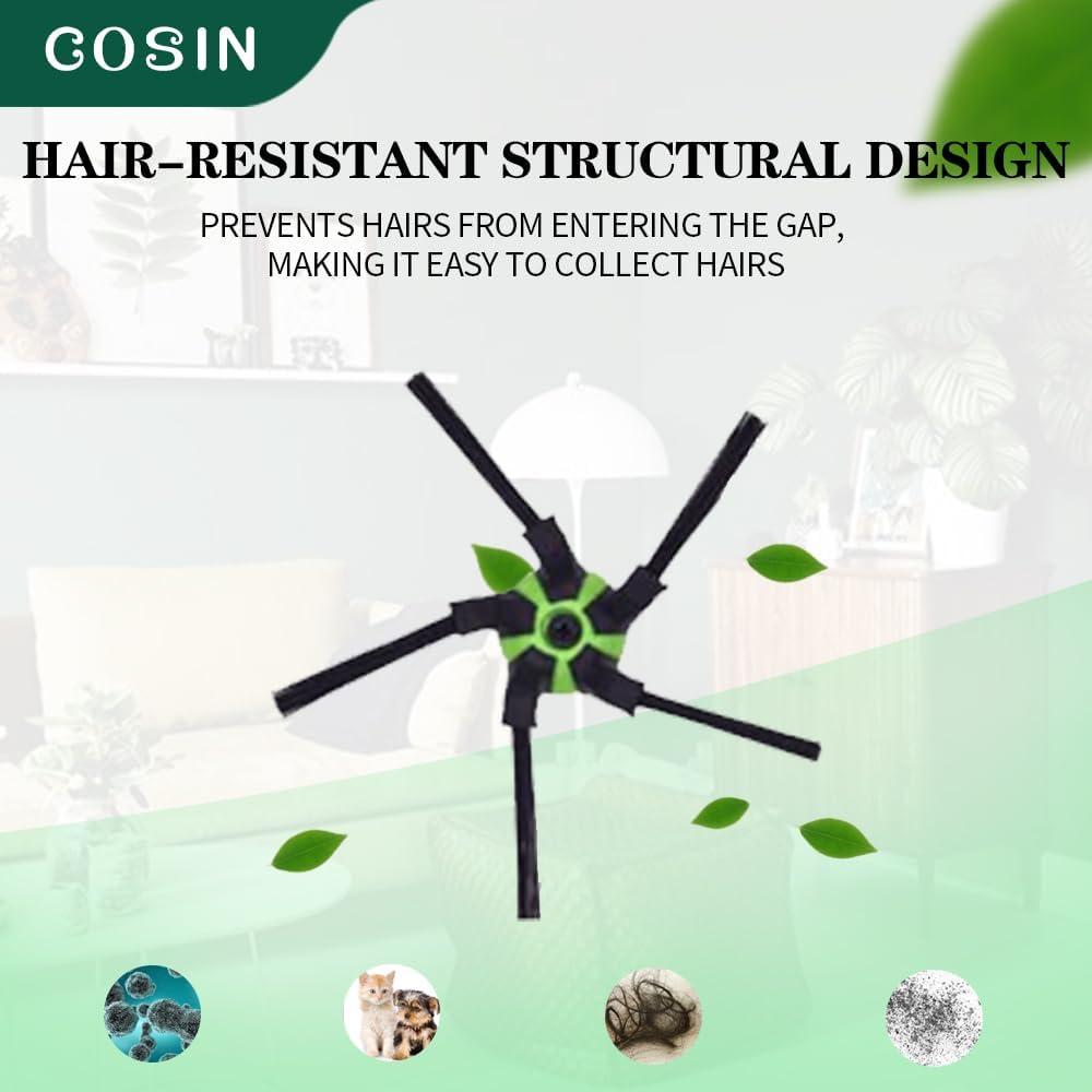 Kit de Repuesto COSIN para Roomba S9/S9+ - 2 Cepillos, 10 Filtros