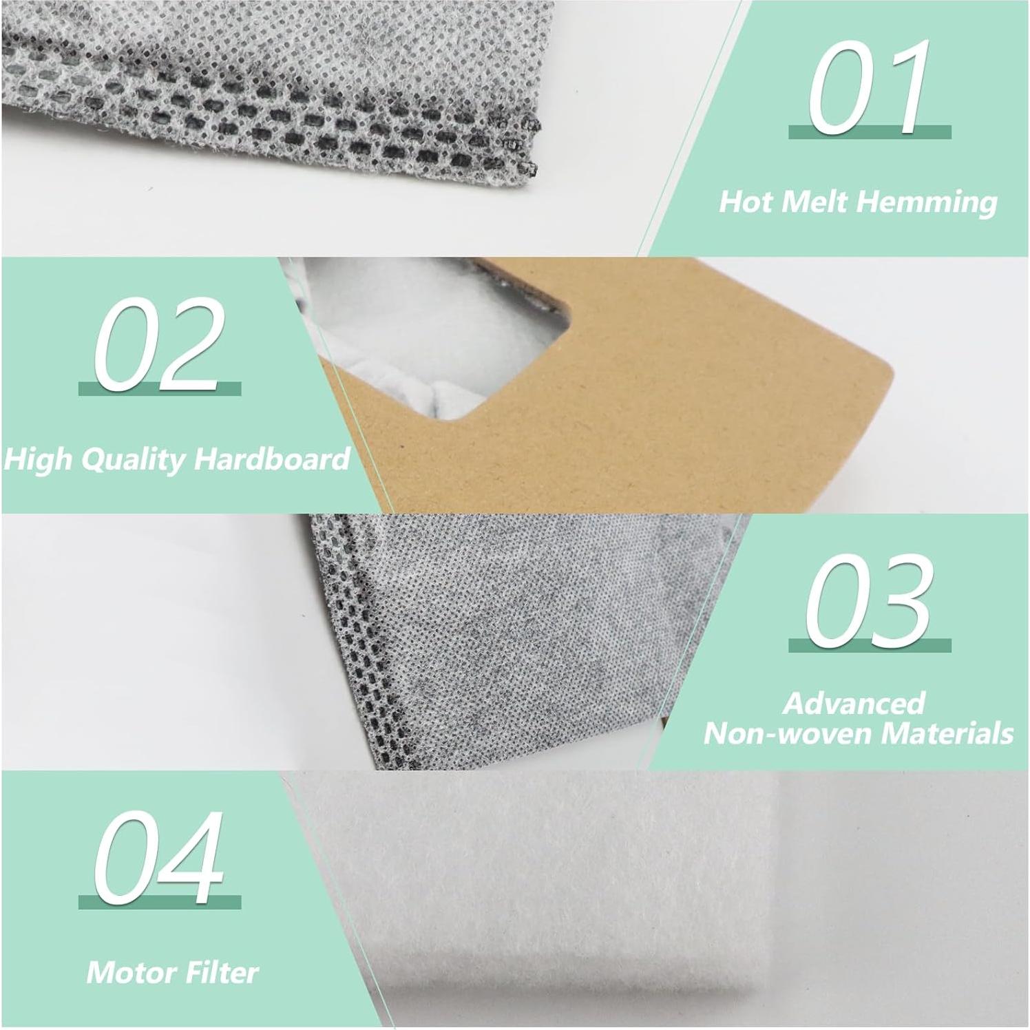 Paquete 12 Bolsas Filtro Reemplazo Oreck PKBB12OF