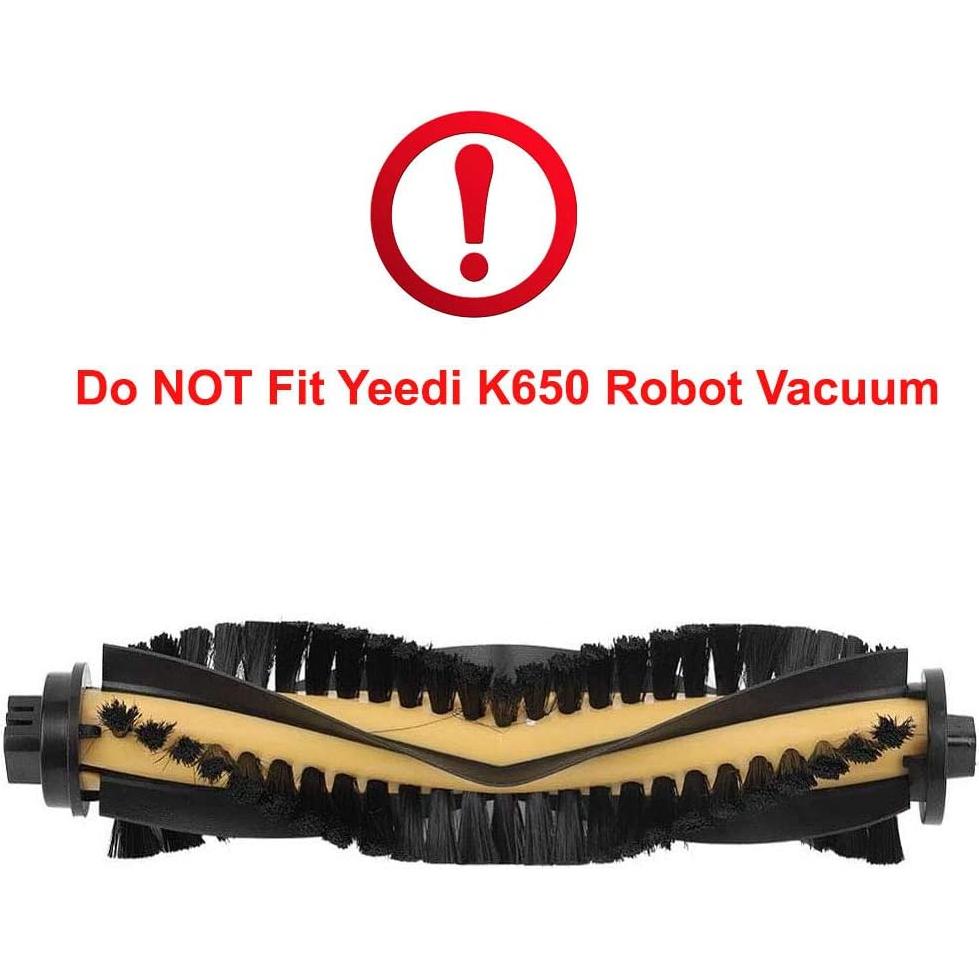 Replacement Parts Accessories Compatible with Yeedi K600 Robot Vacuum Cleaner Filters and Brushes