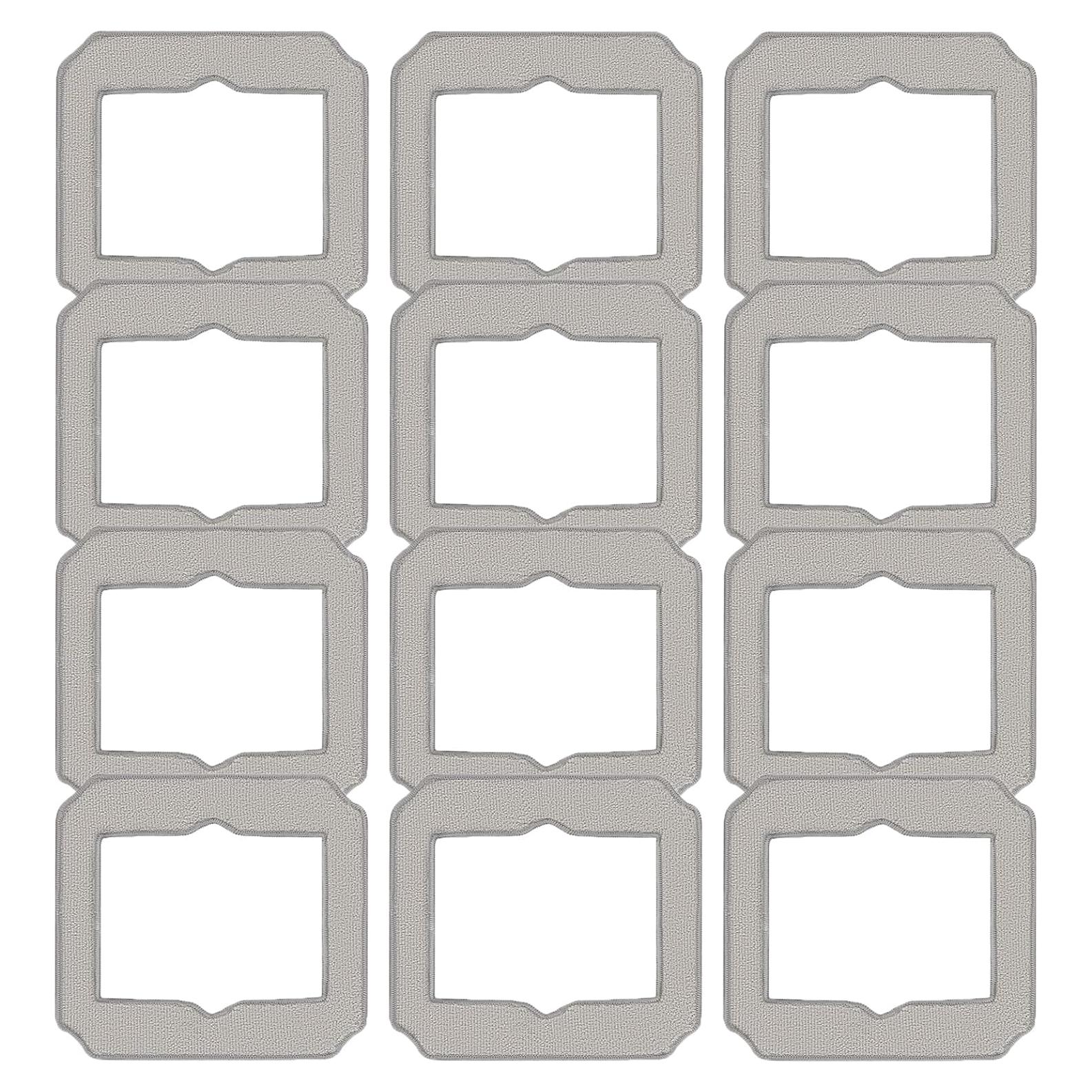 Cleaning Rag for ECOVACS Winbot Mini Window Vacuum Cleaner Robot, Washable and Reusable Winbot Mini Mop Pad Accessories, 12 Pcs Mop Cloth Replacement, No. W-CC02-0012