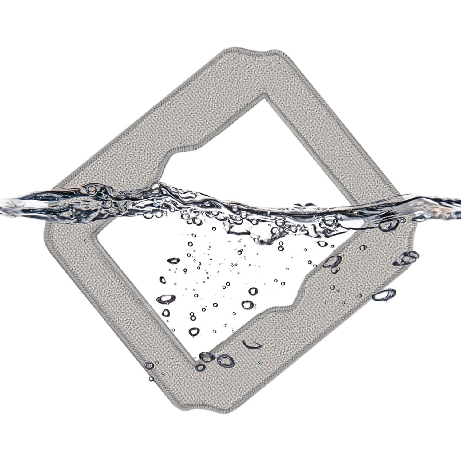 Cleaning Rag for ECOVACS Winbot Mini Window Vacuum Cleaner Robot, Washable and Reusable Winbot Mini Mop Pad Accessories, 12 Pcs Mop Cloth Replacement, No. W-CC02-0012