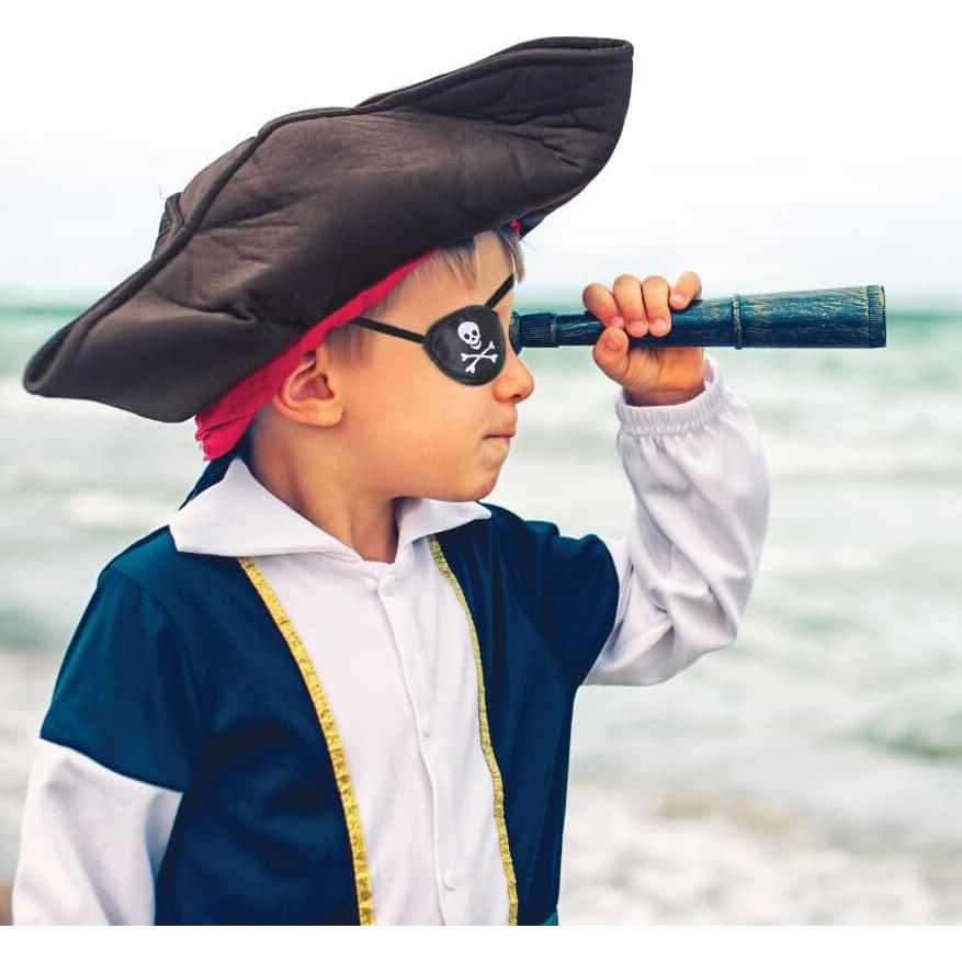 Accesorio de Telescopio Eco-Fused con Brújula y Parche Pirata