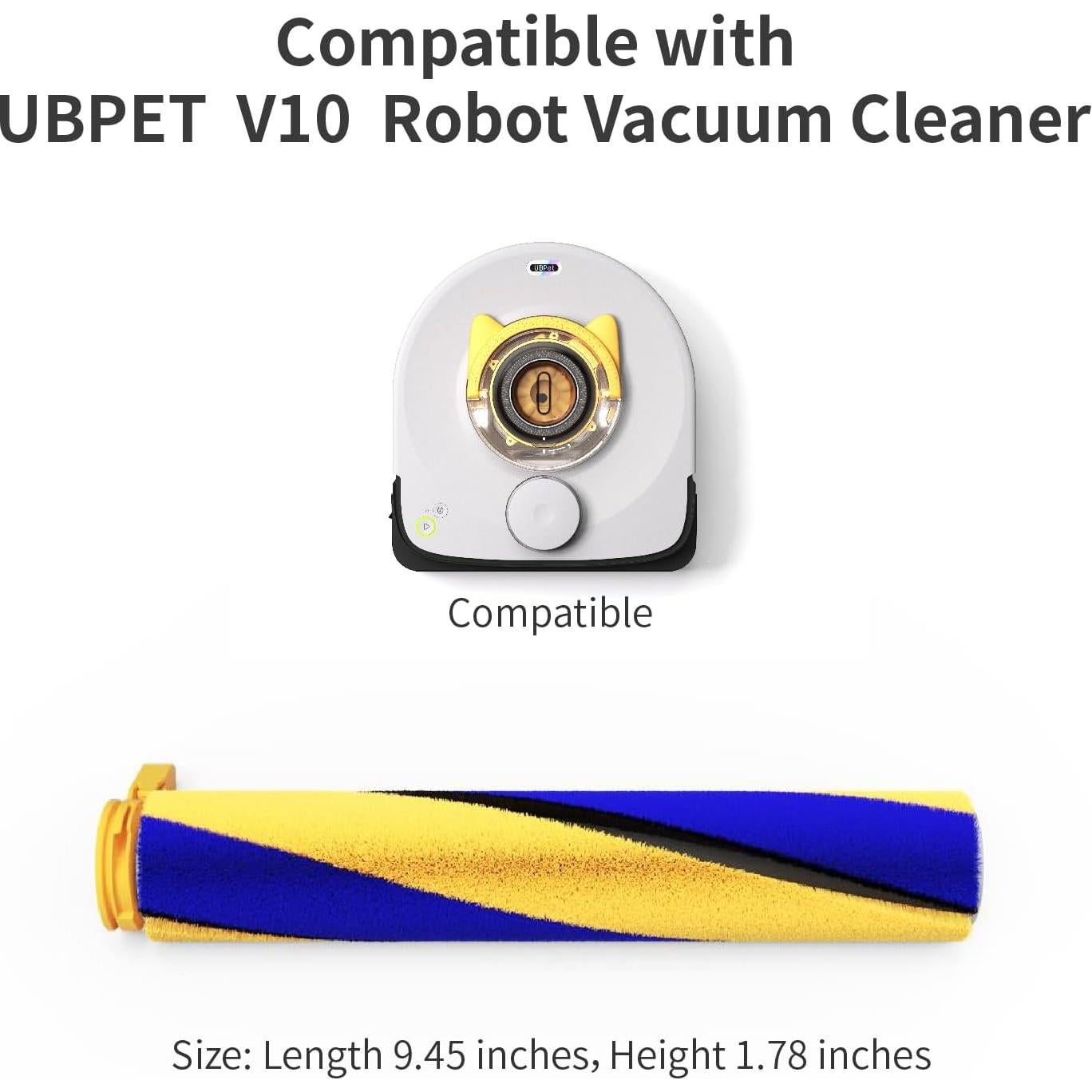 Reemplazo Cepillo Rodante UBPET V10 para Aspiradora Robot