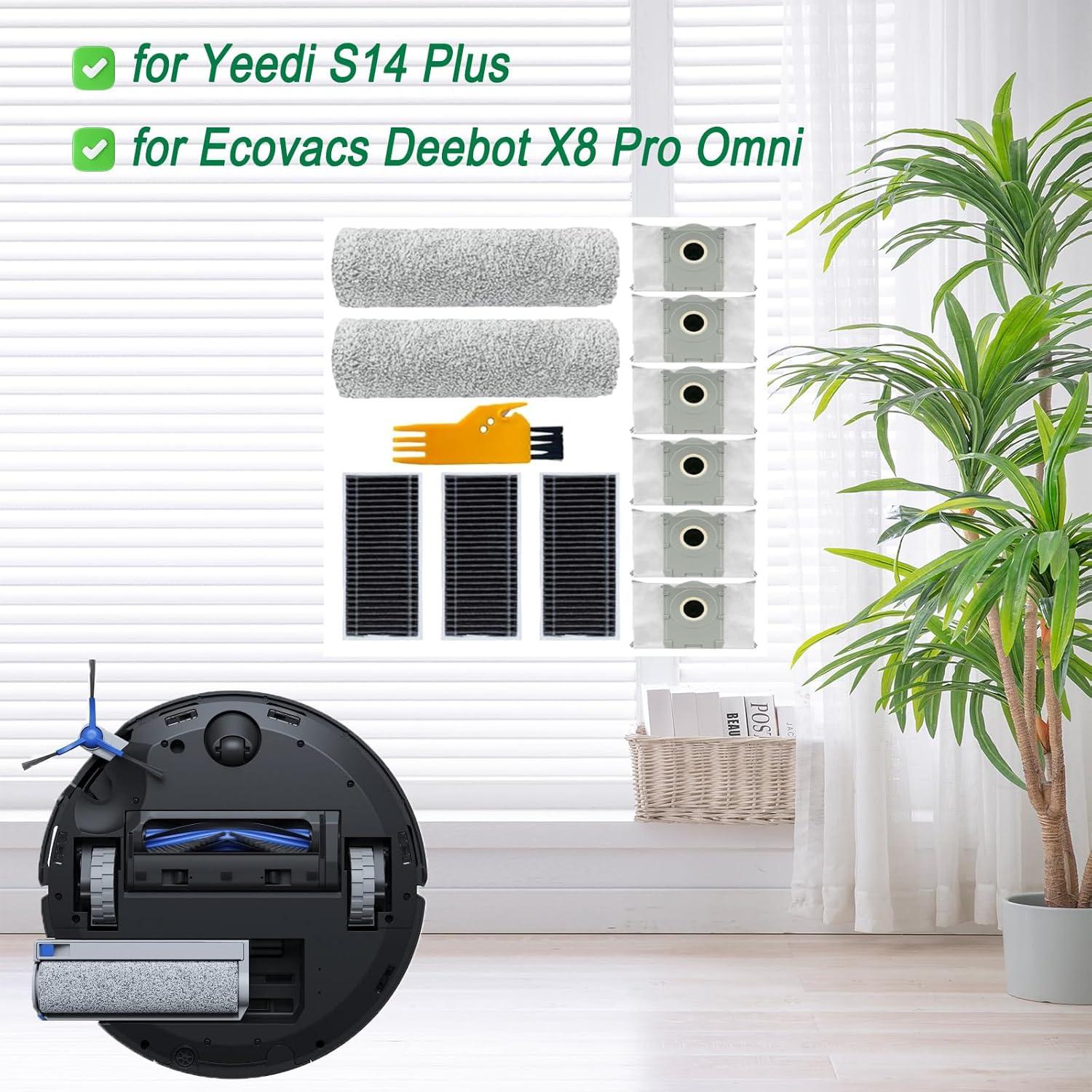 Kit de Accesorios para Aspiradora Robot Ecovacs Deebot X8 Pro Omni