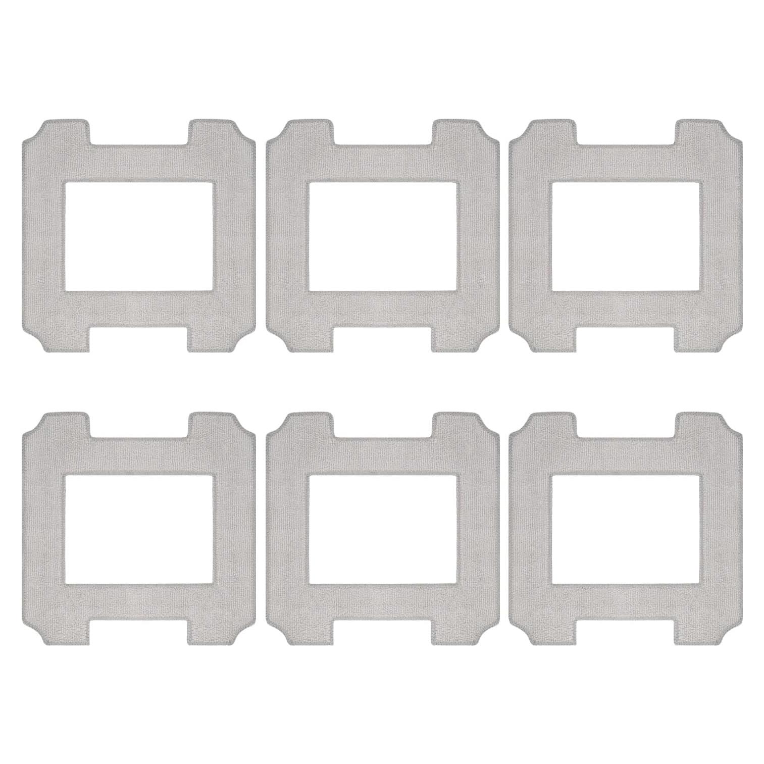 Paquete de 6 paños de limpieza Moupaa para Ecovacs WINBOT