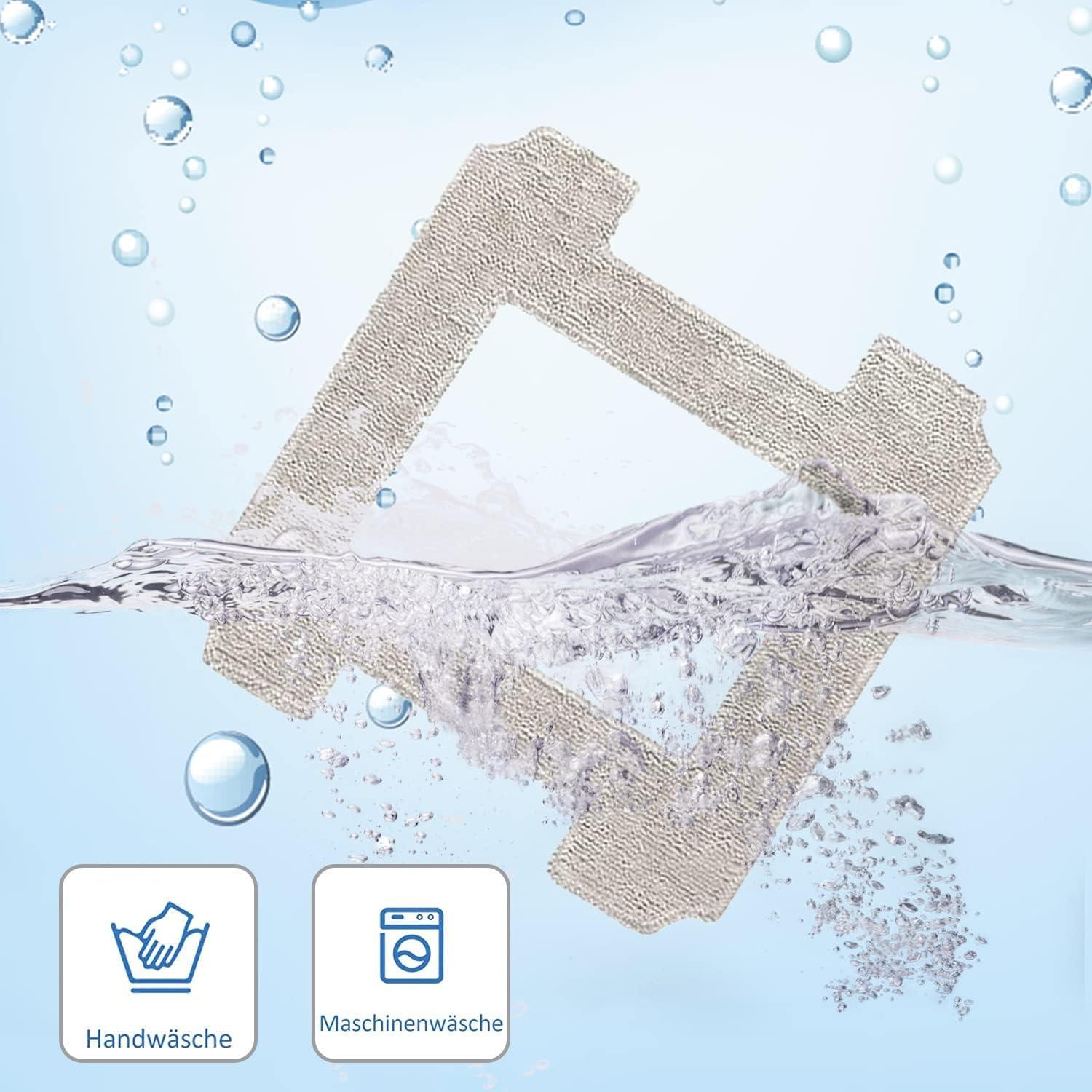 Paquete de 6 paños de limpieza Moupaa para Ecovacs WINBOT