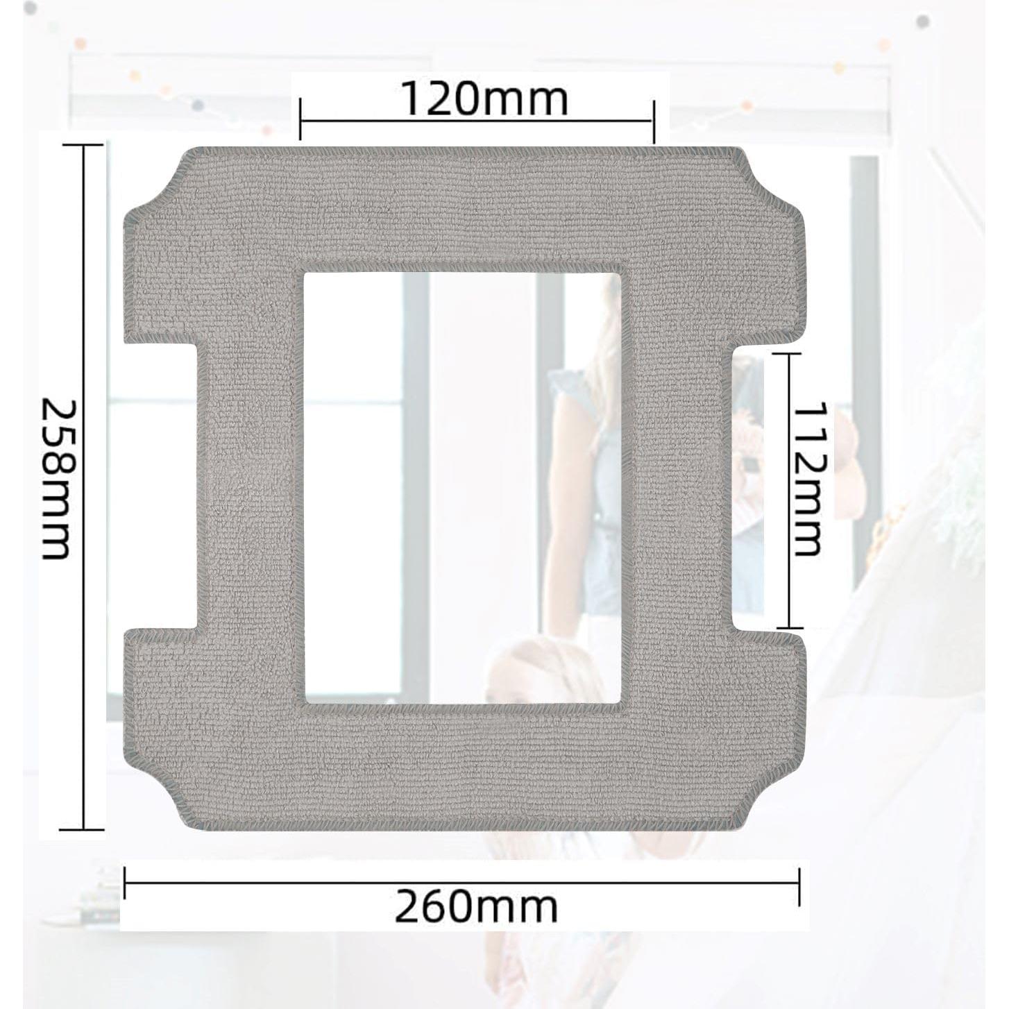 Paquete de 6 paños de limpieza Moupaa para Ecovacs WINBOT
